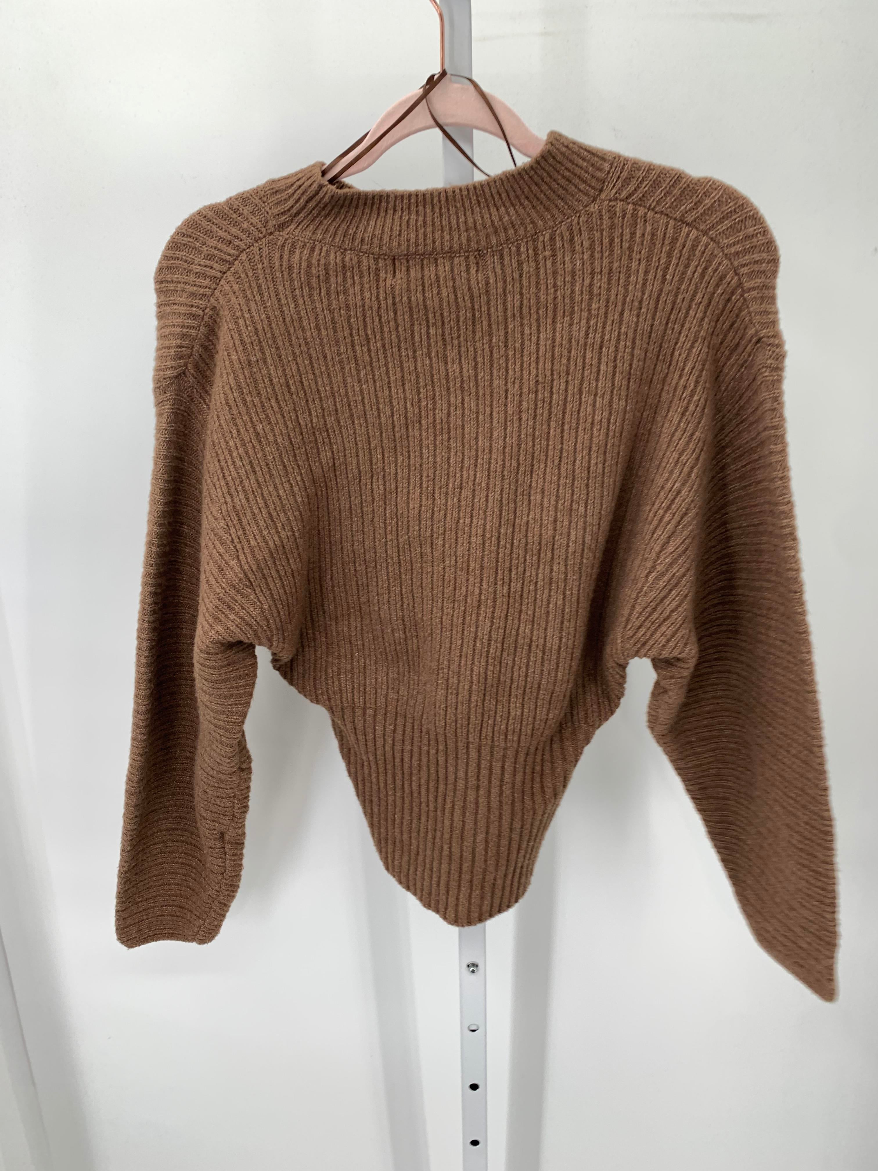Pink Rose Size Medium Juniors Long Sleeve Sweater