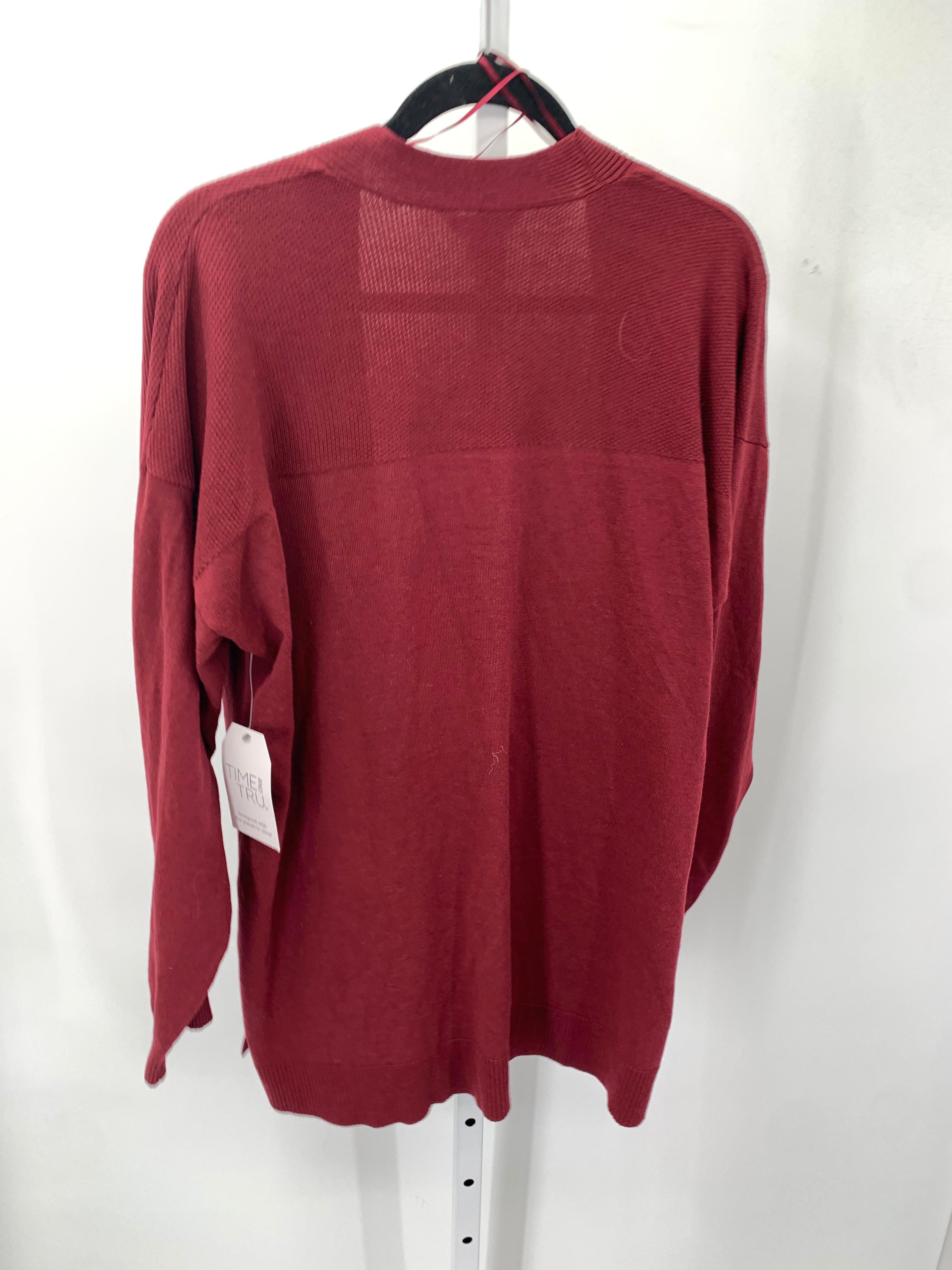 Time and Tru Size Extra Large Misses Cardigan