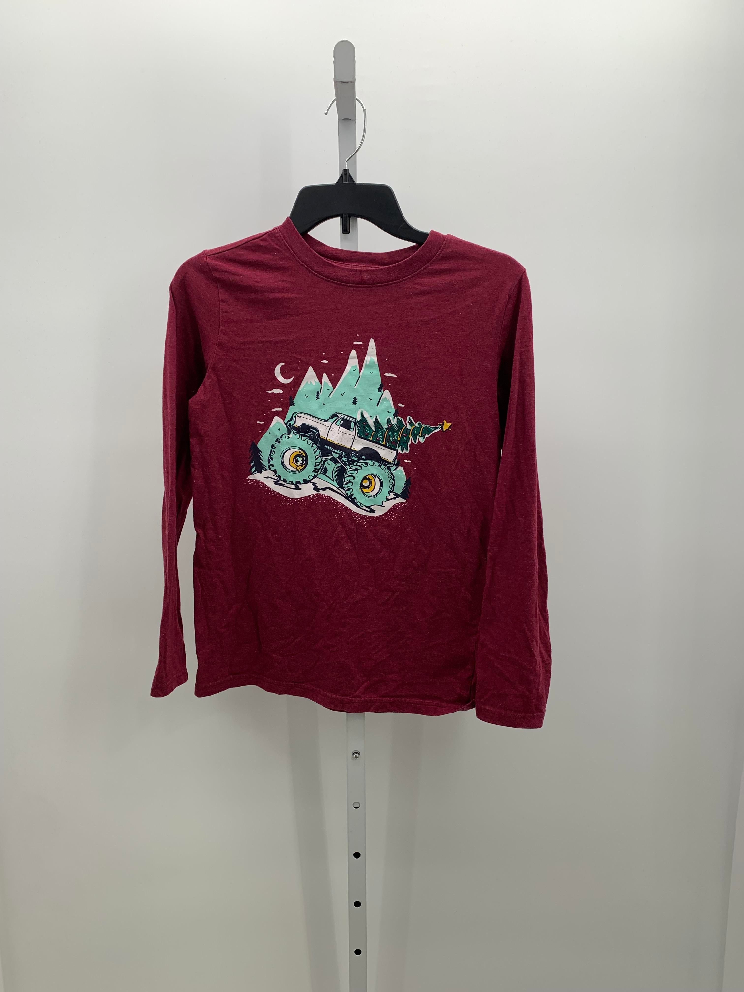 LONG SLV SHIRT MONSTER TRUCK TREE