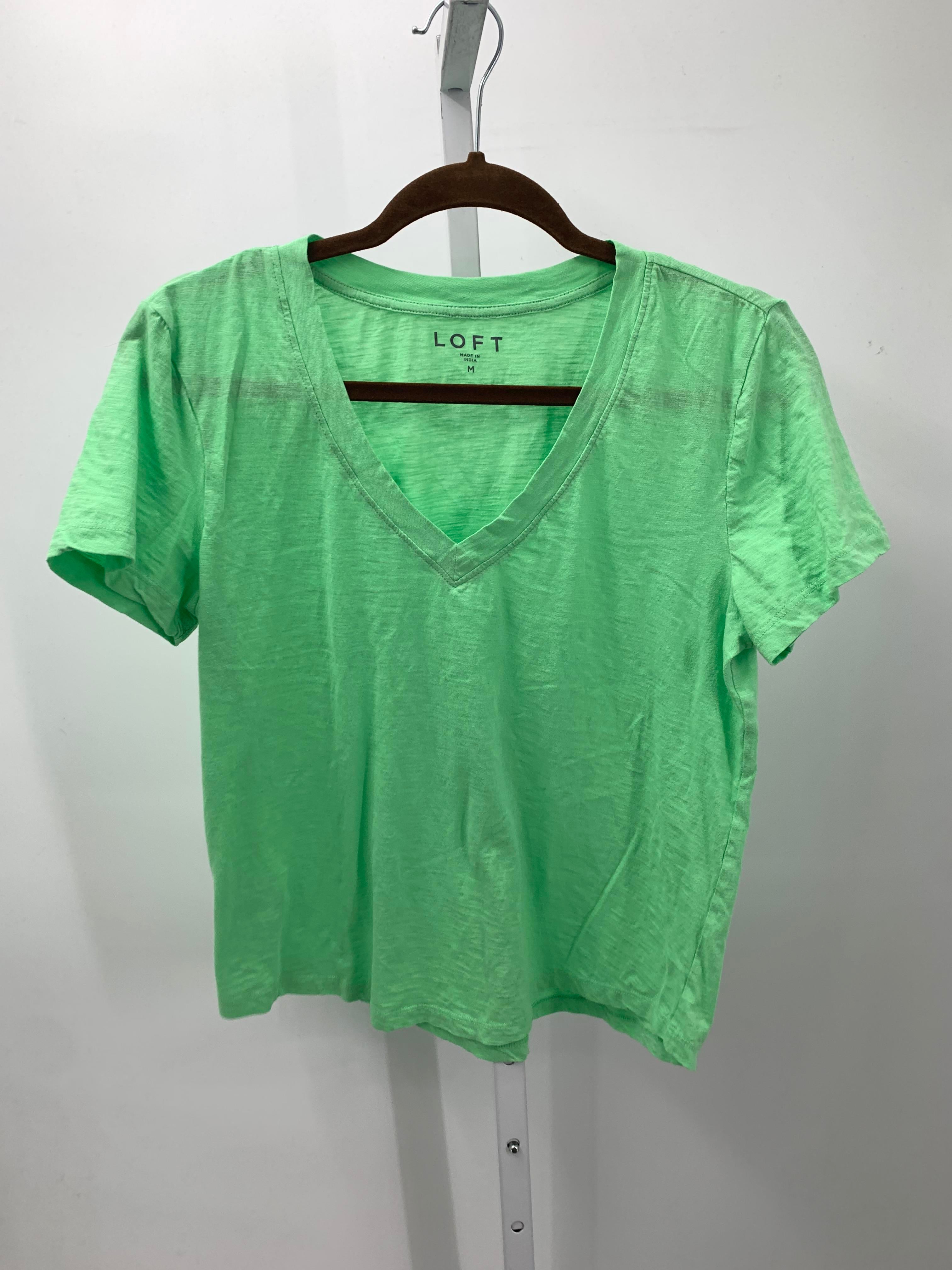 Loft Size Medium Misses Short Sleeve Shirt