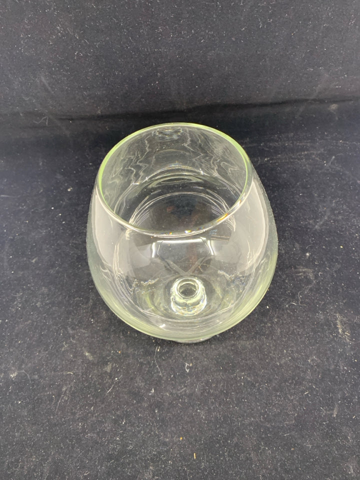 LARGE FOOTED GLASS BOWL.