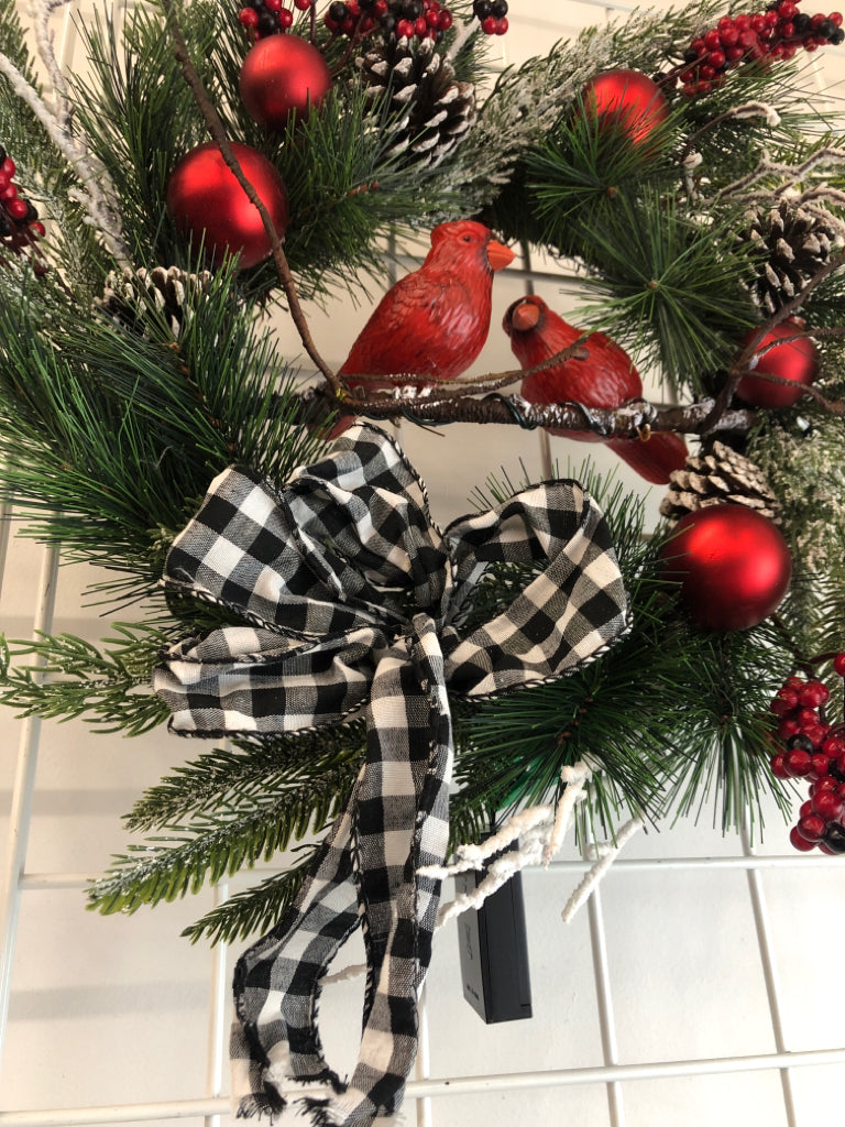 CARDINAL WREATH.