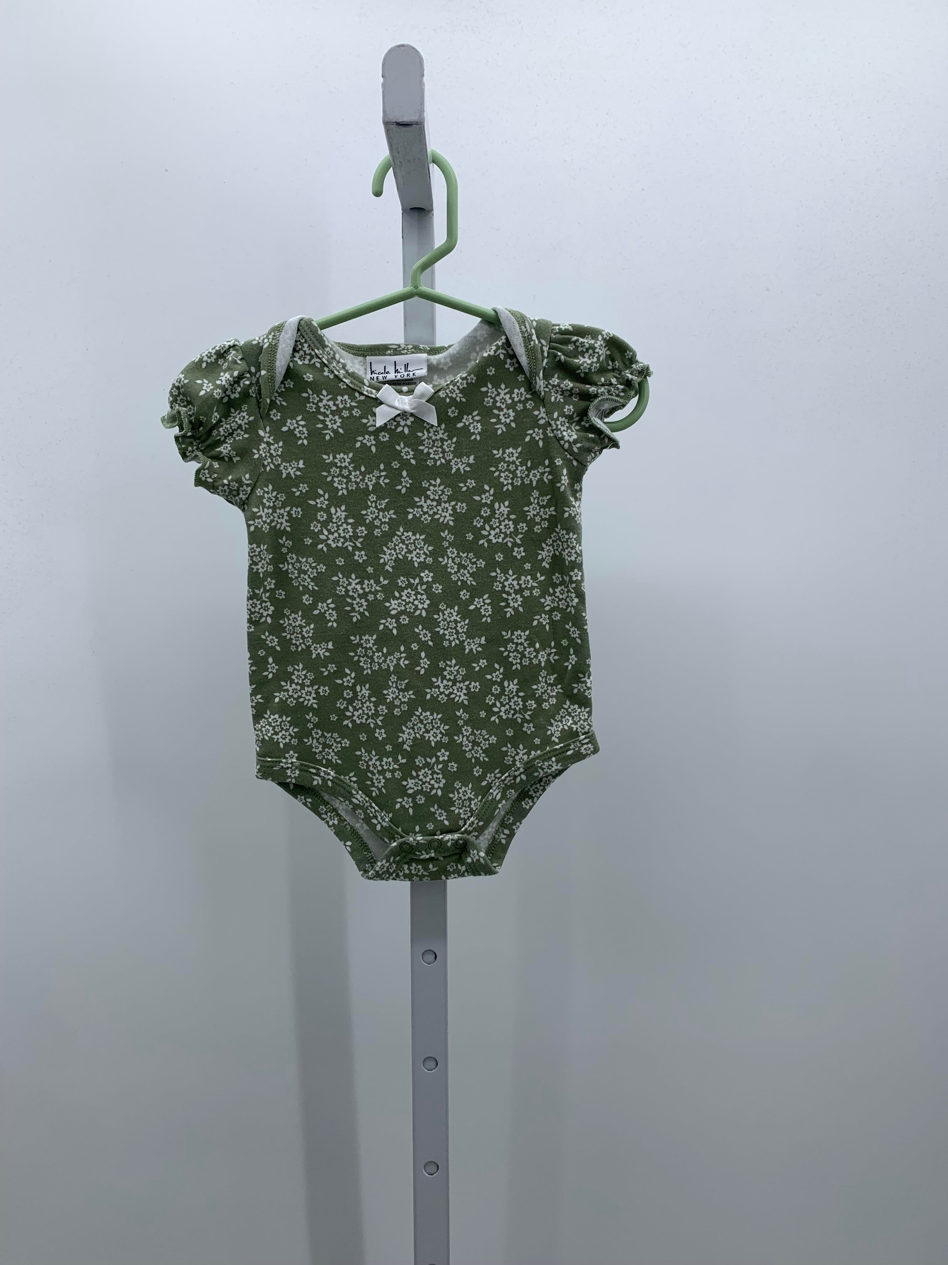 Nicole Miller Size 6-9 mon Girls Short Sleeve Shirt