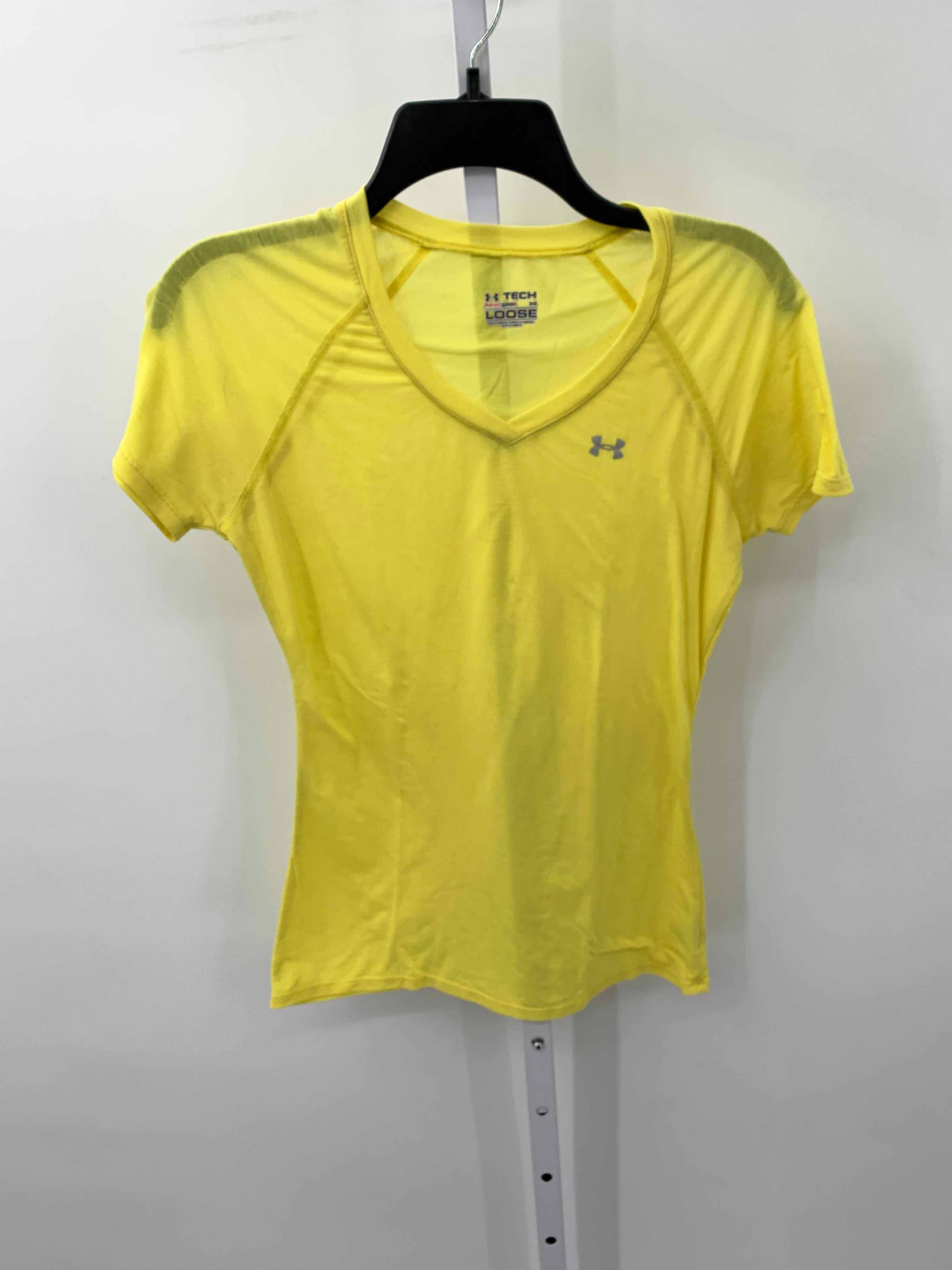 Under Armour Size X Small Misses Short Sleeve Shirt