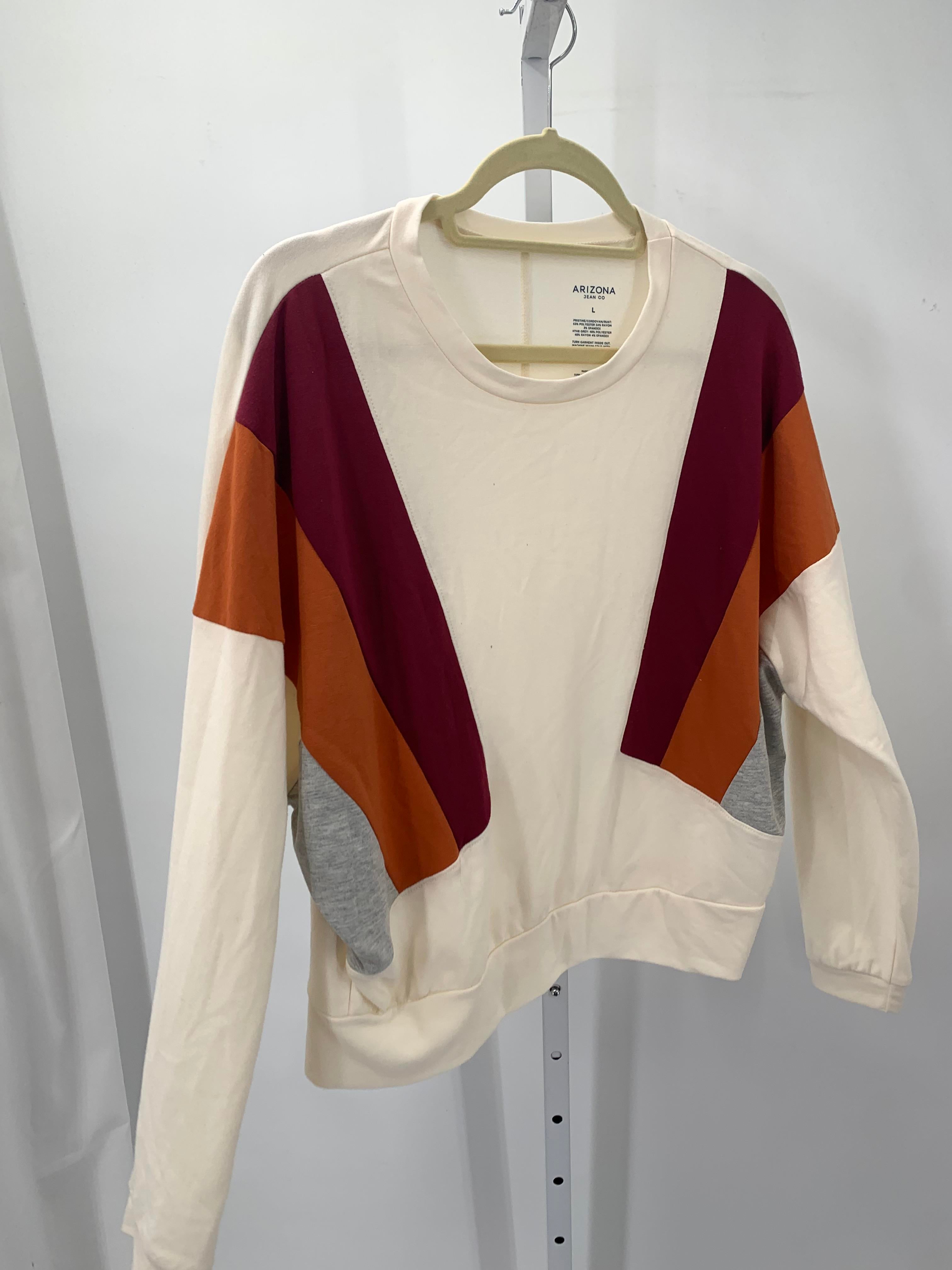 Arizona Size Large Juniors Long Sleeve Shirt