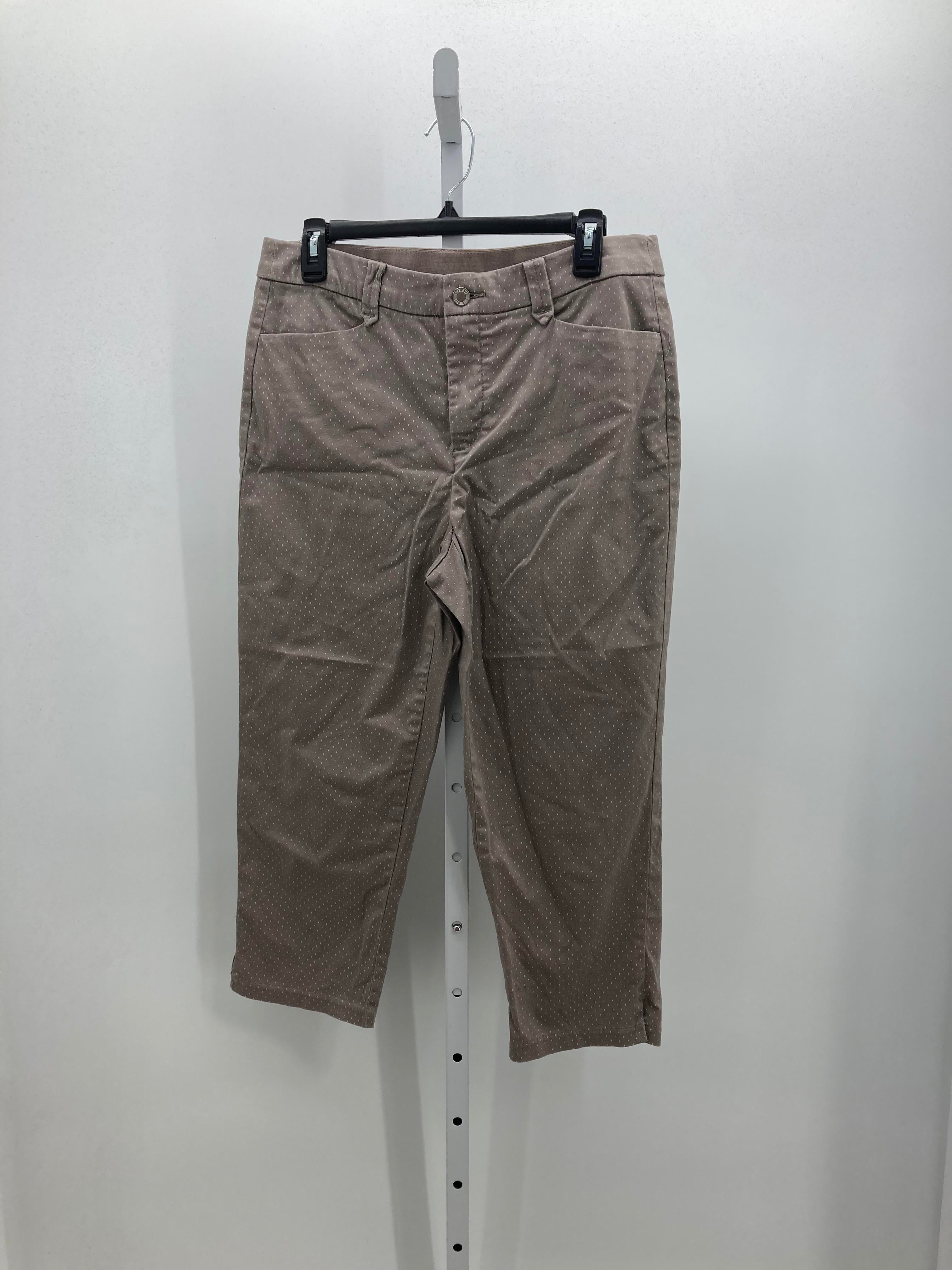 Khakis Size 8 Misses Cropped Pants