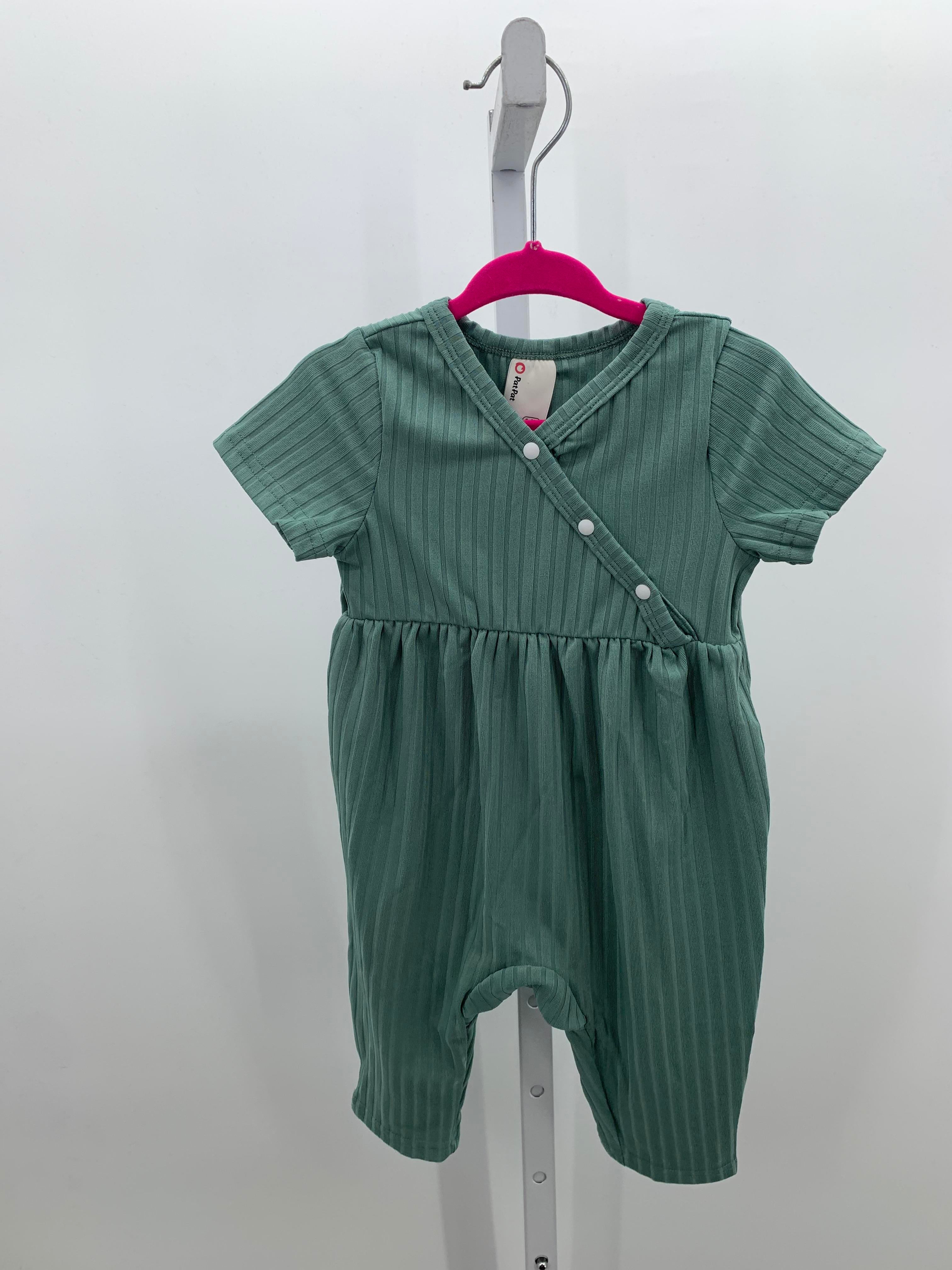 Size 6-9 mon Girls Short Slv. Romper