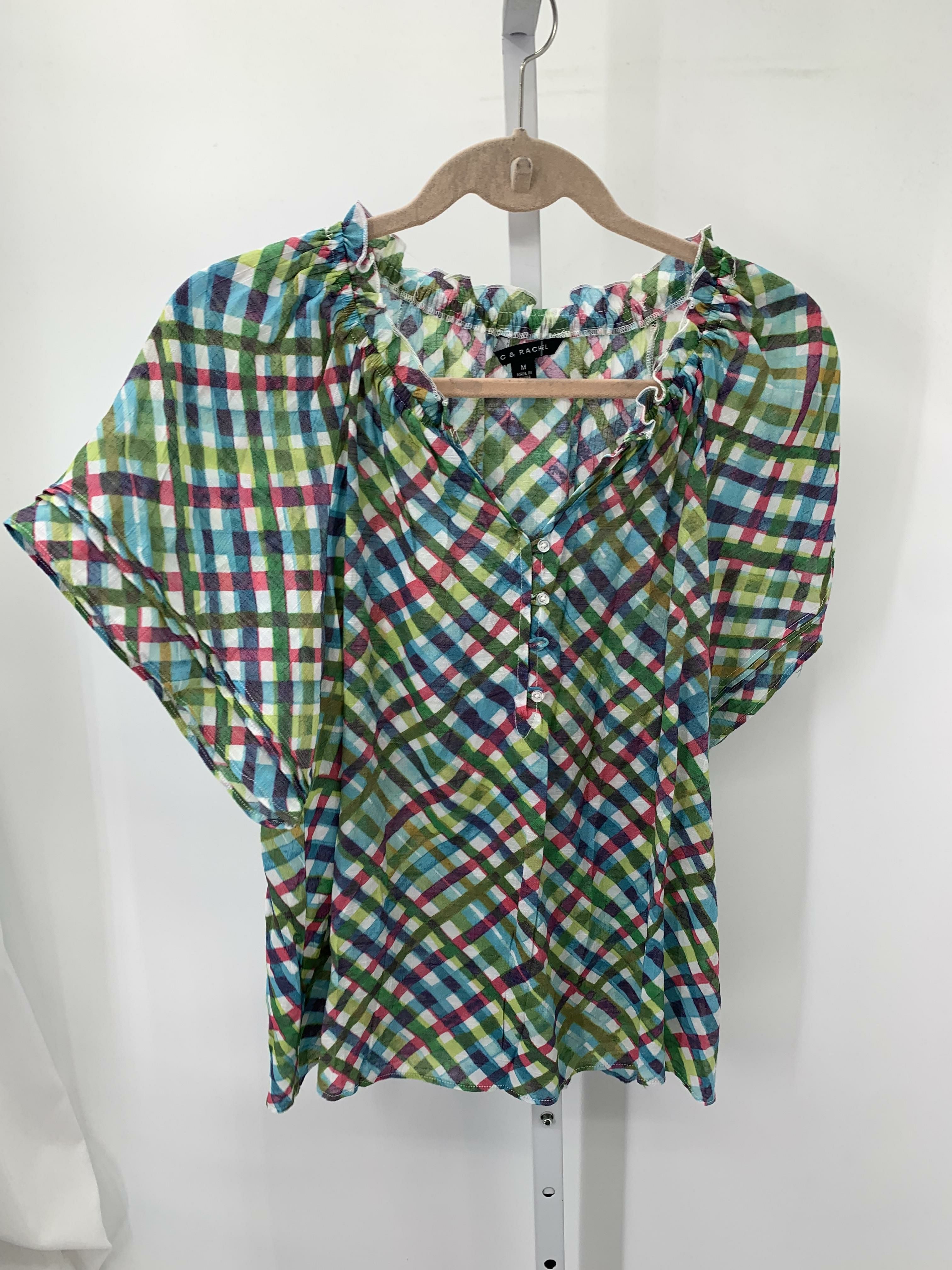 Zac & Rachel Size Medium Misses Short Sleeve Shirt