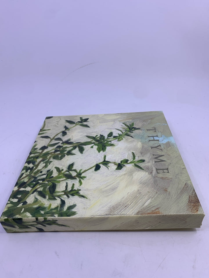 THYME PLANT WALL CANVAS.
