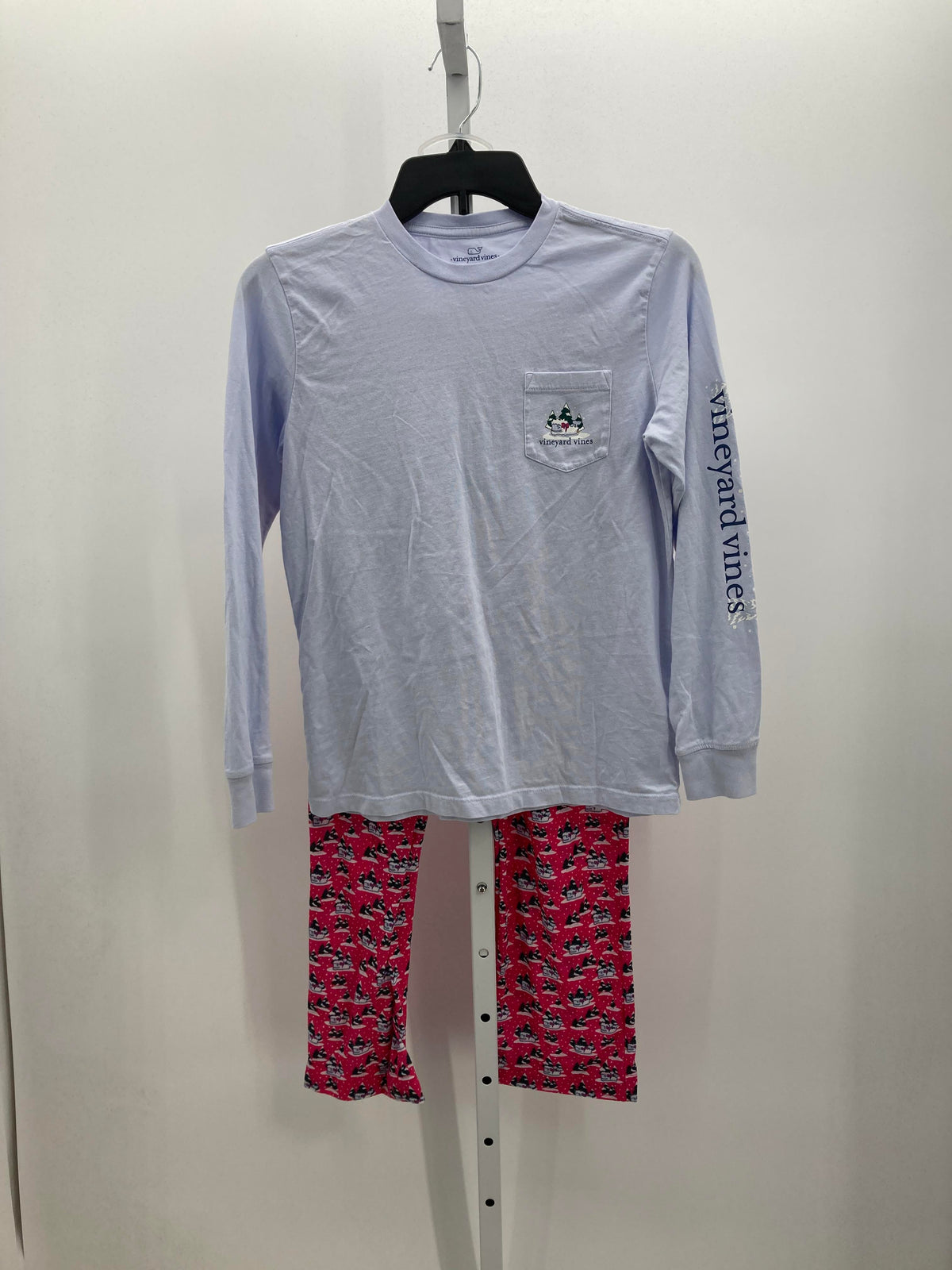 PJS LONG SLV SHIRT PINK PANTS