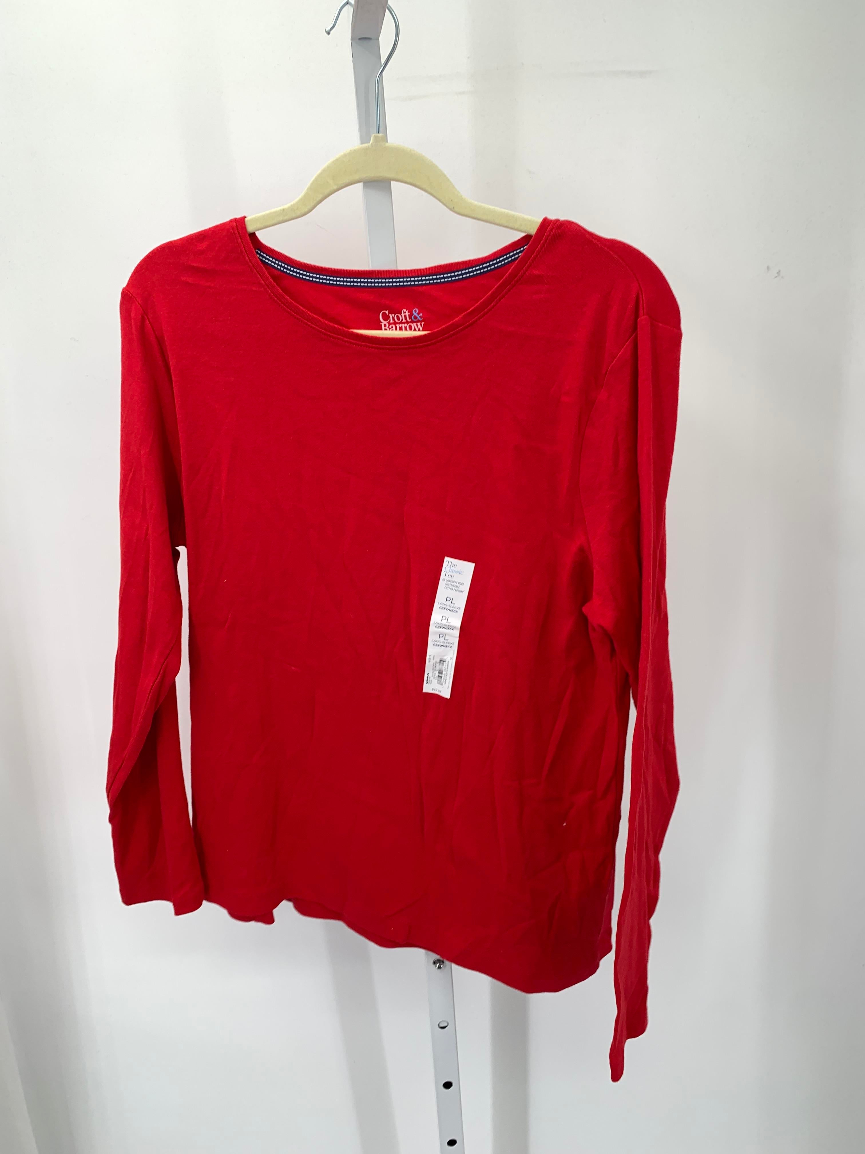 Croft & Barrow Size Large Petite Petite Long Sleeve Shirt