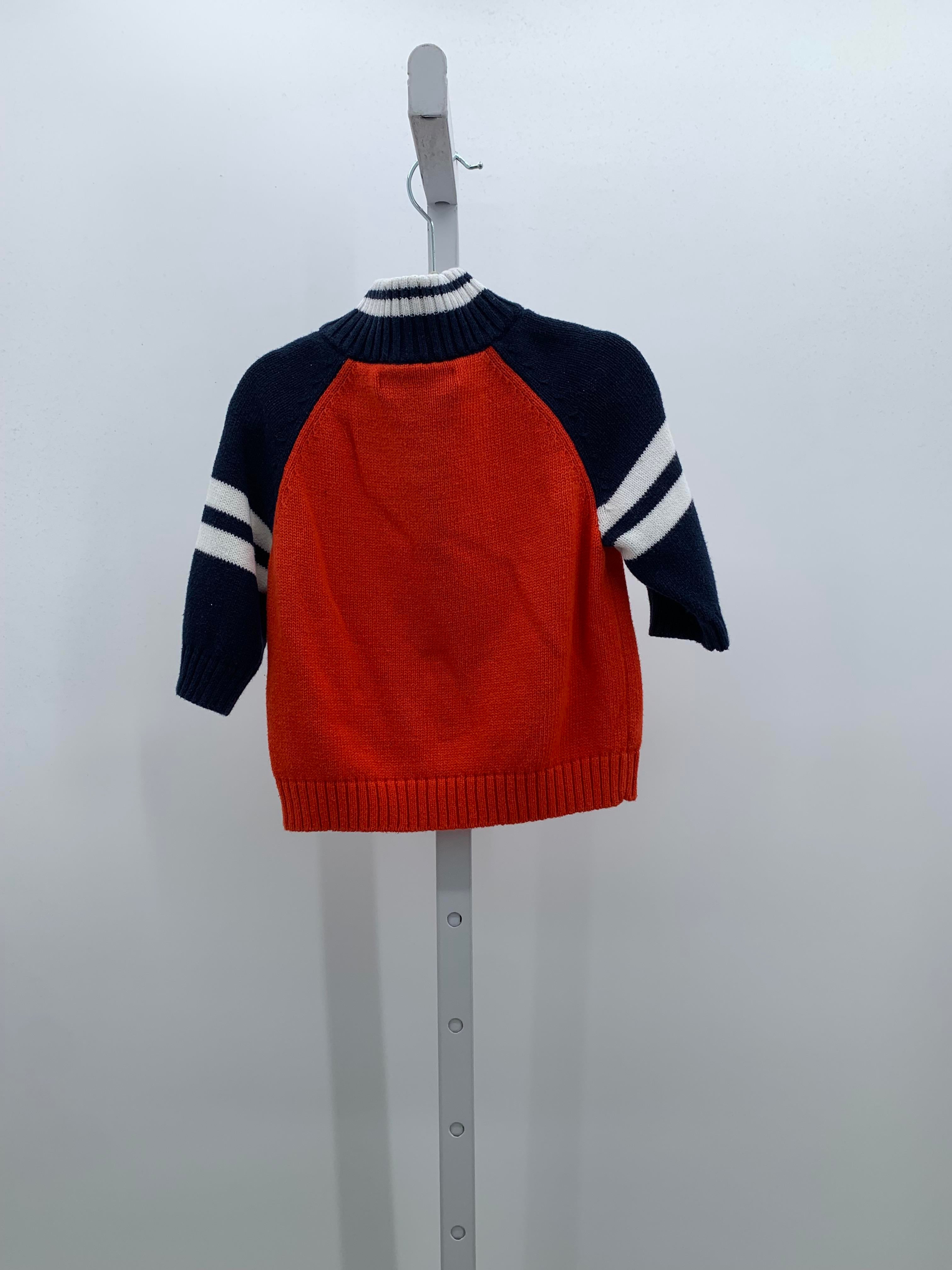 ORANGE PARTIAL ZIP.