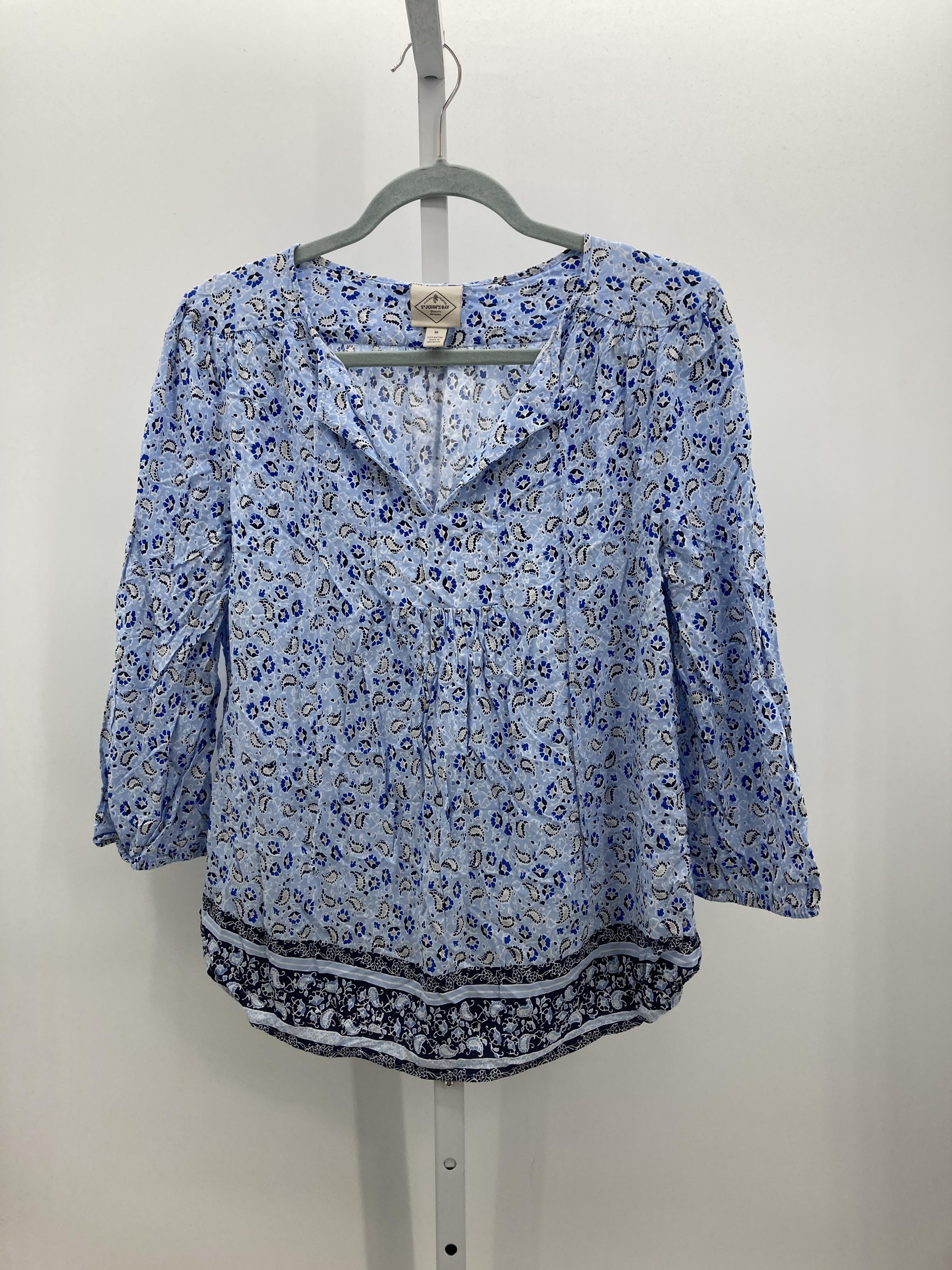 St. Johns Bay Size Medium Misses 3/4 Sleeve Shirt