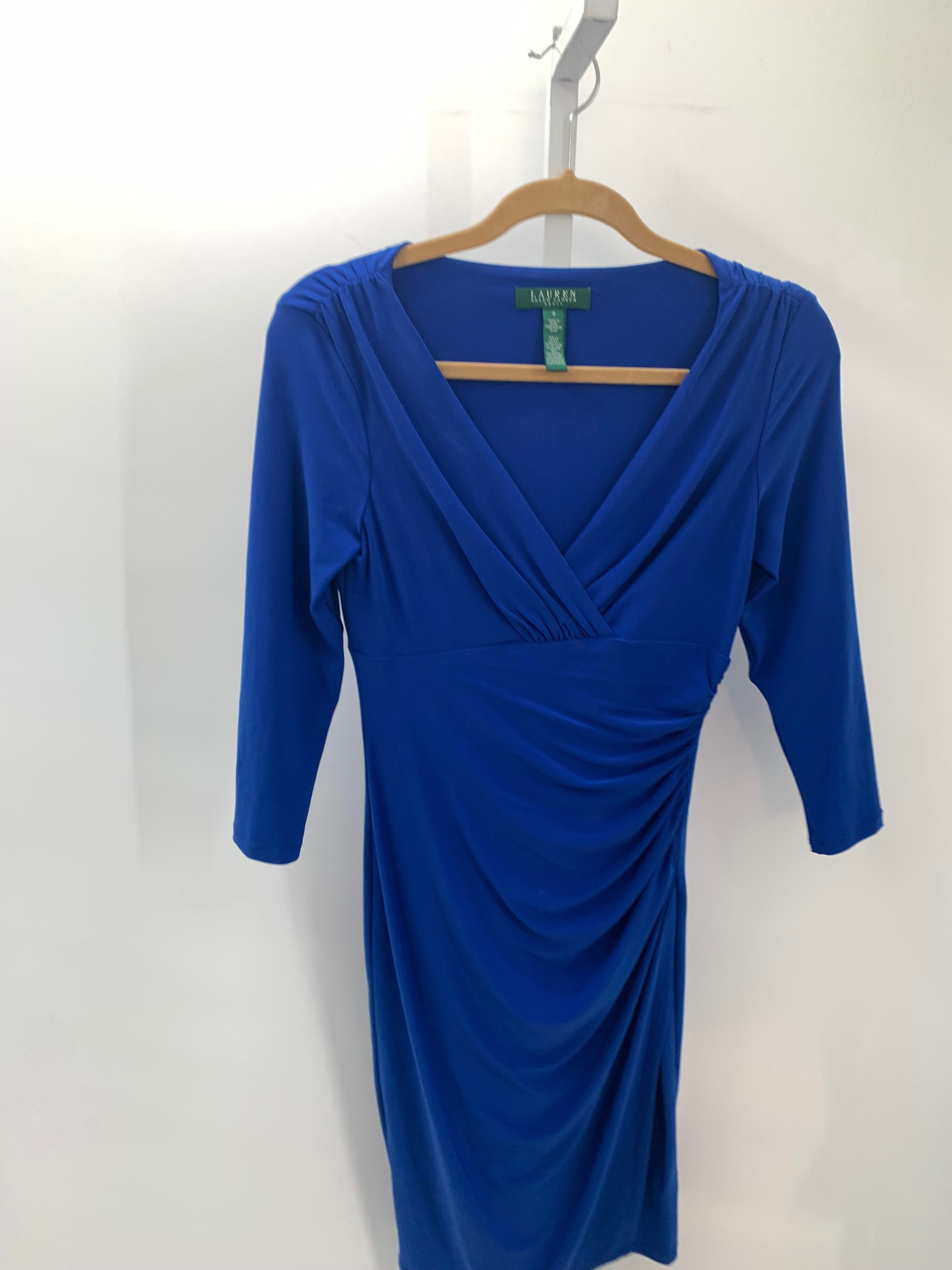 Ralph Lauren Size 4 Misses 3/4 Sleeve Dress