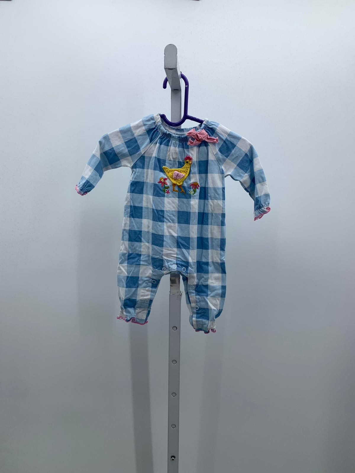 Mudpie Size 0-3 months Girls Long Slv. Romper