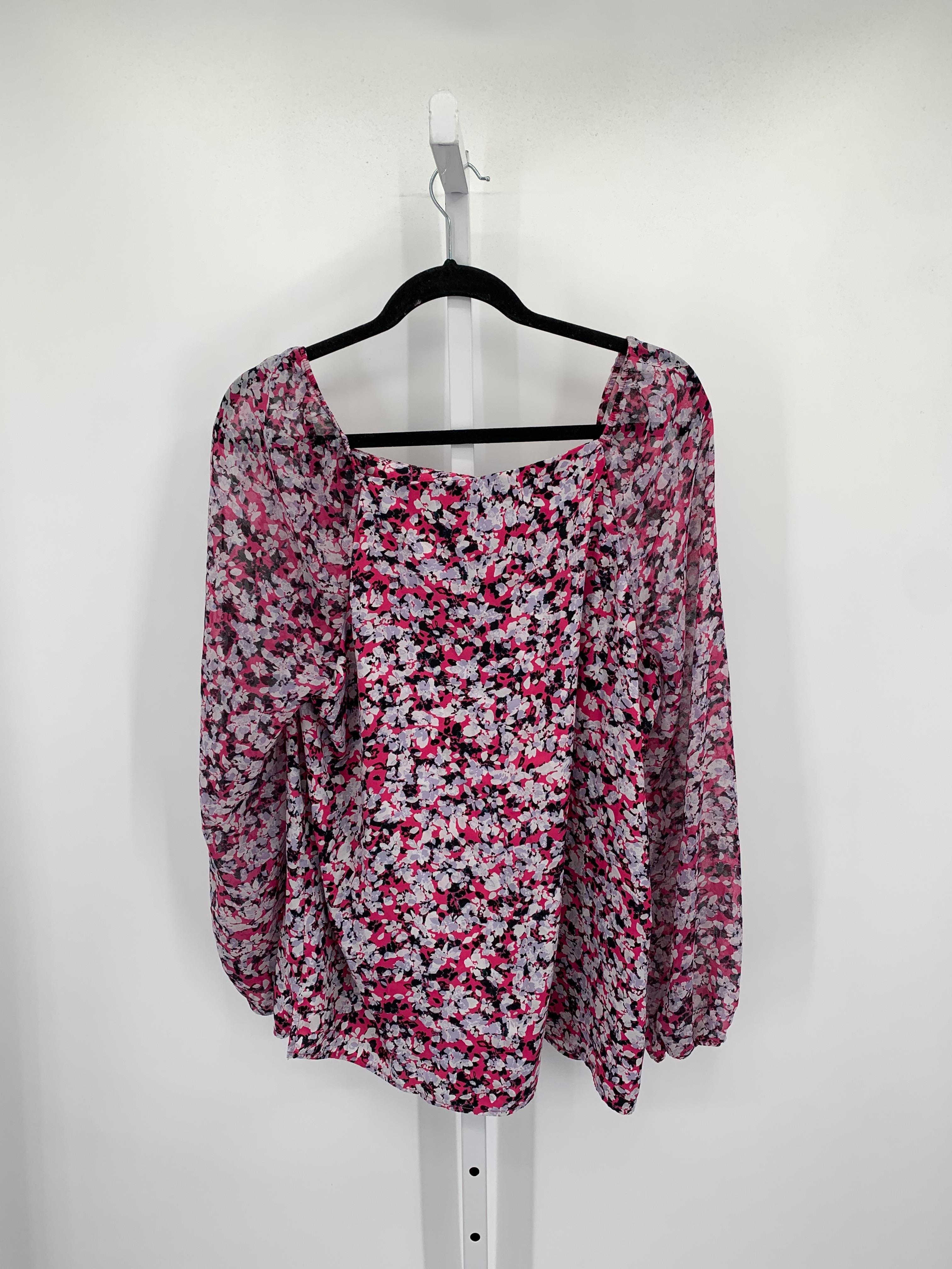 Apt. 9 Size Extra Large Misses Long Sleeve Shirt