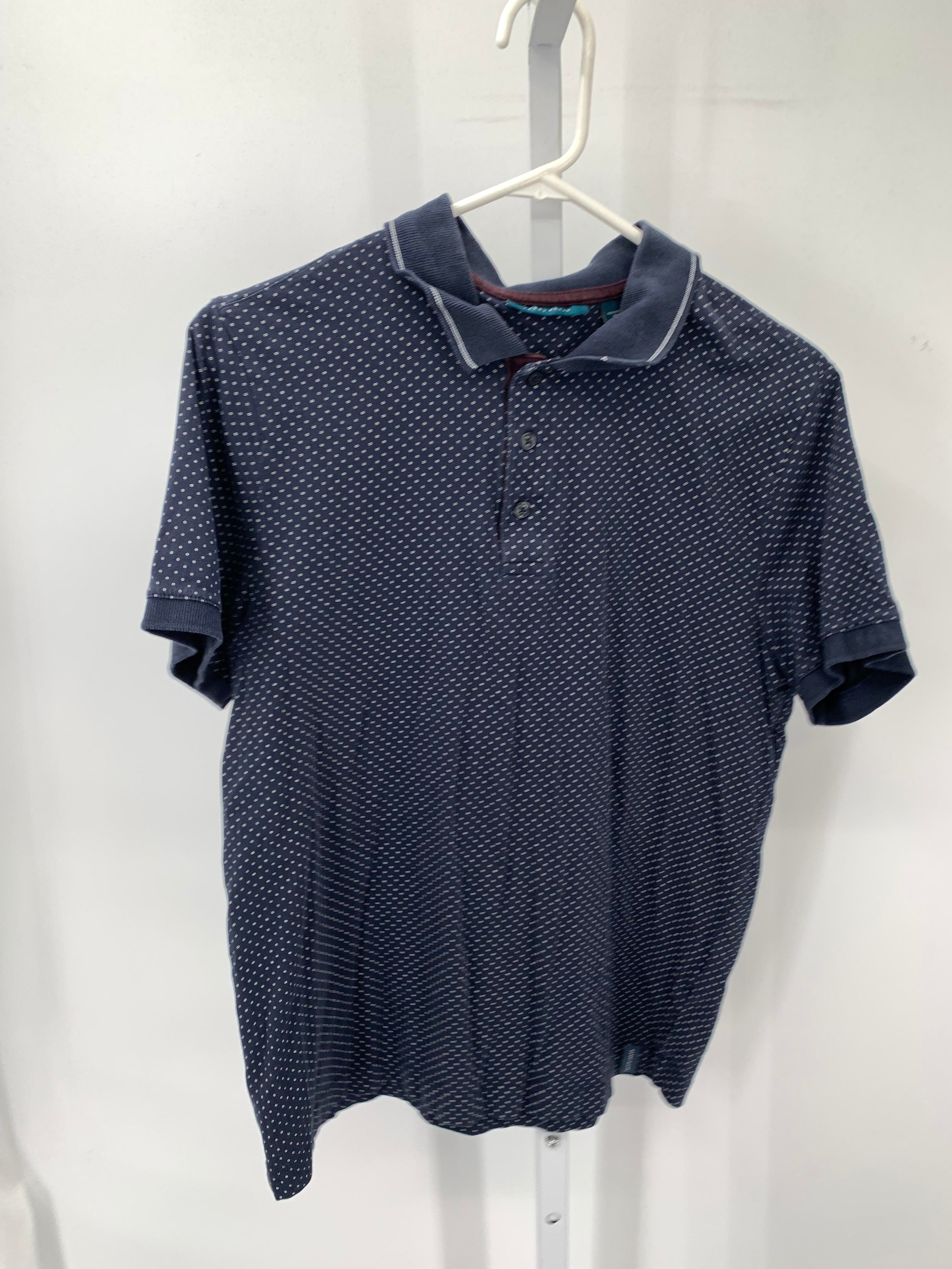 WHITE DOTTED PATTERN POLO