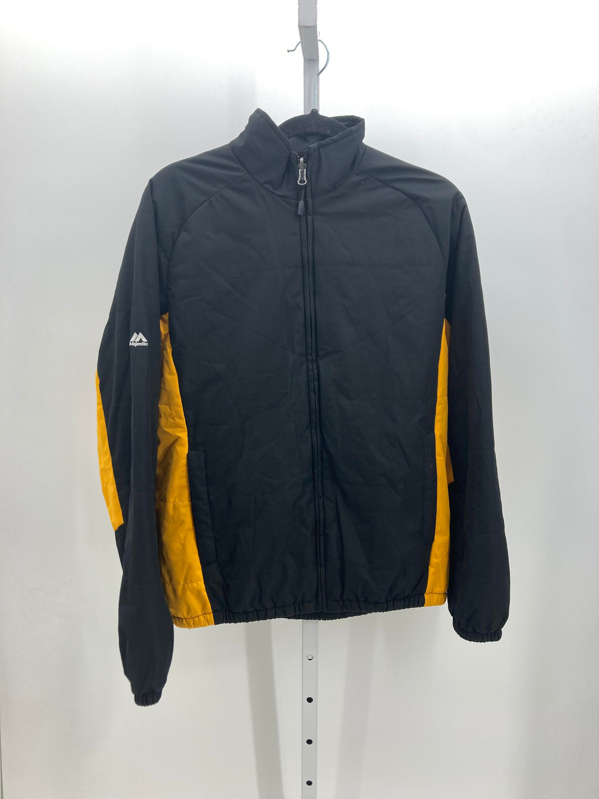 YELLOW ZIP UP JACKET