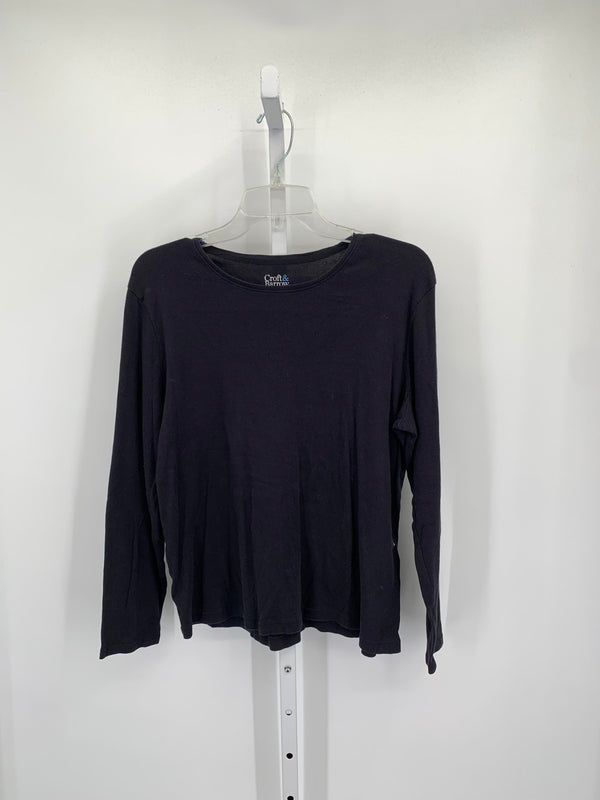 Croft & Barrow Size Large Petite Petite Long Sleeve Shirt