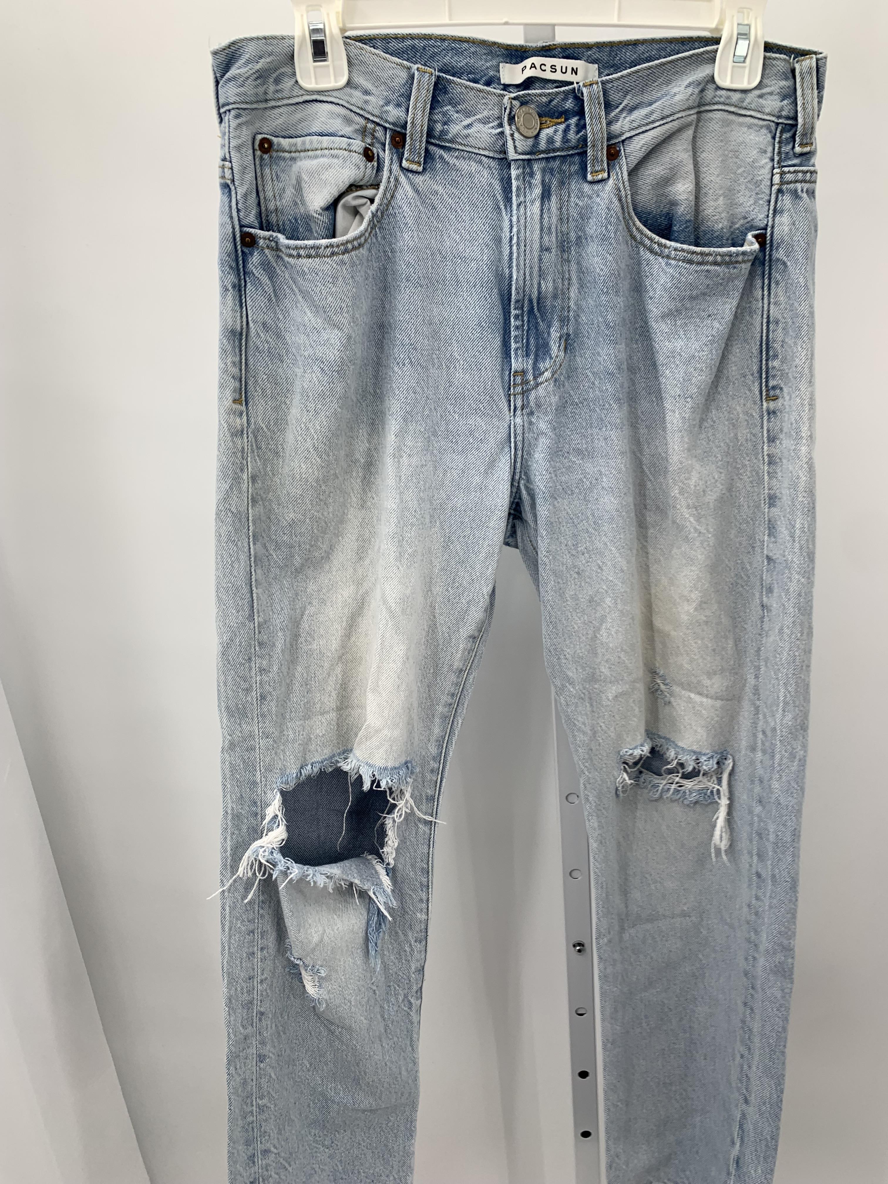 DISTRESSED DAD JEAN