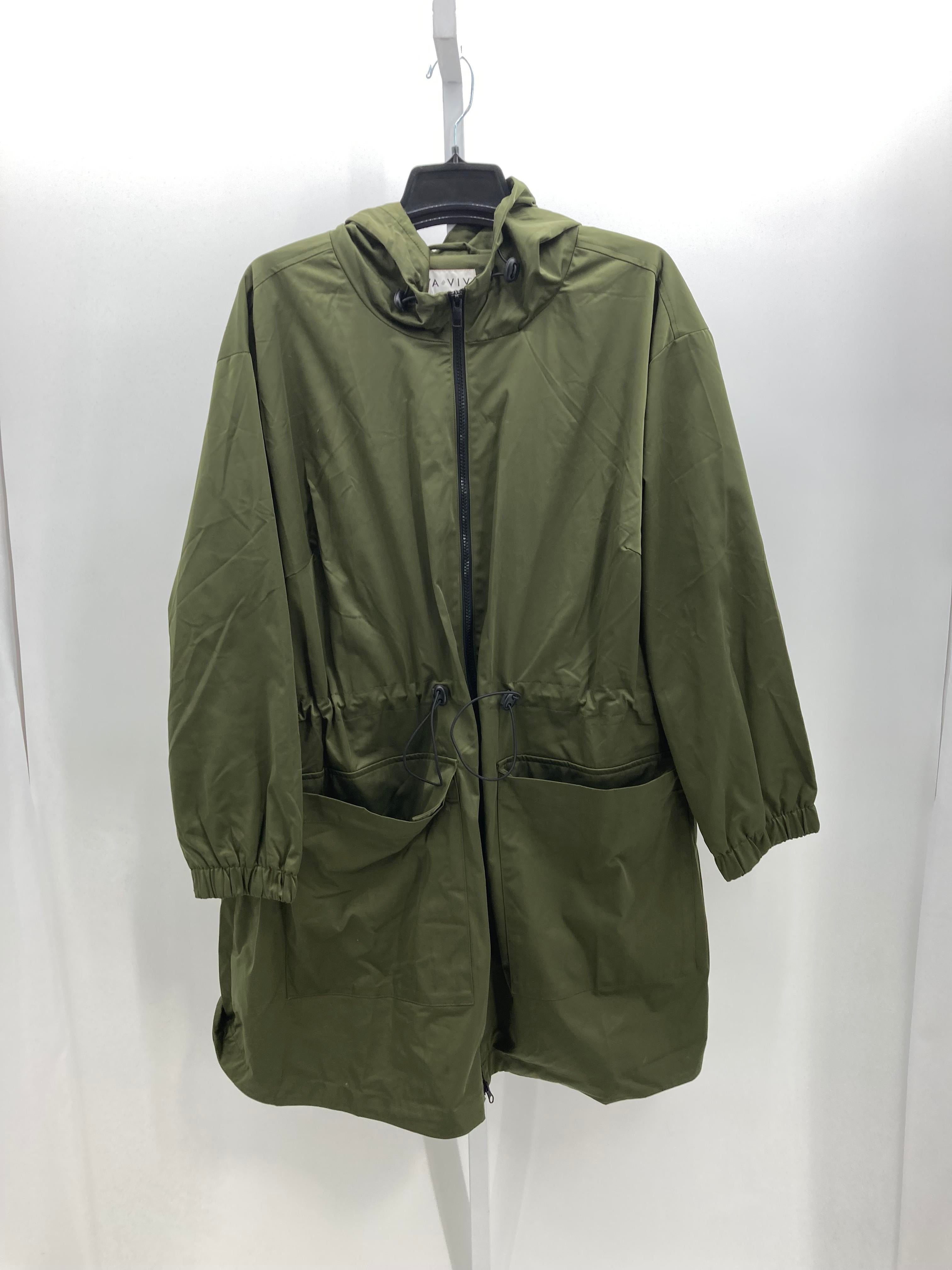 Ava & Viv Size 2X Womens Lightweight Jacket