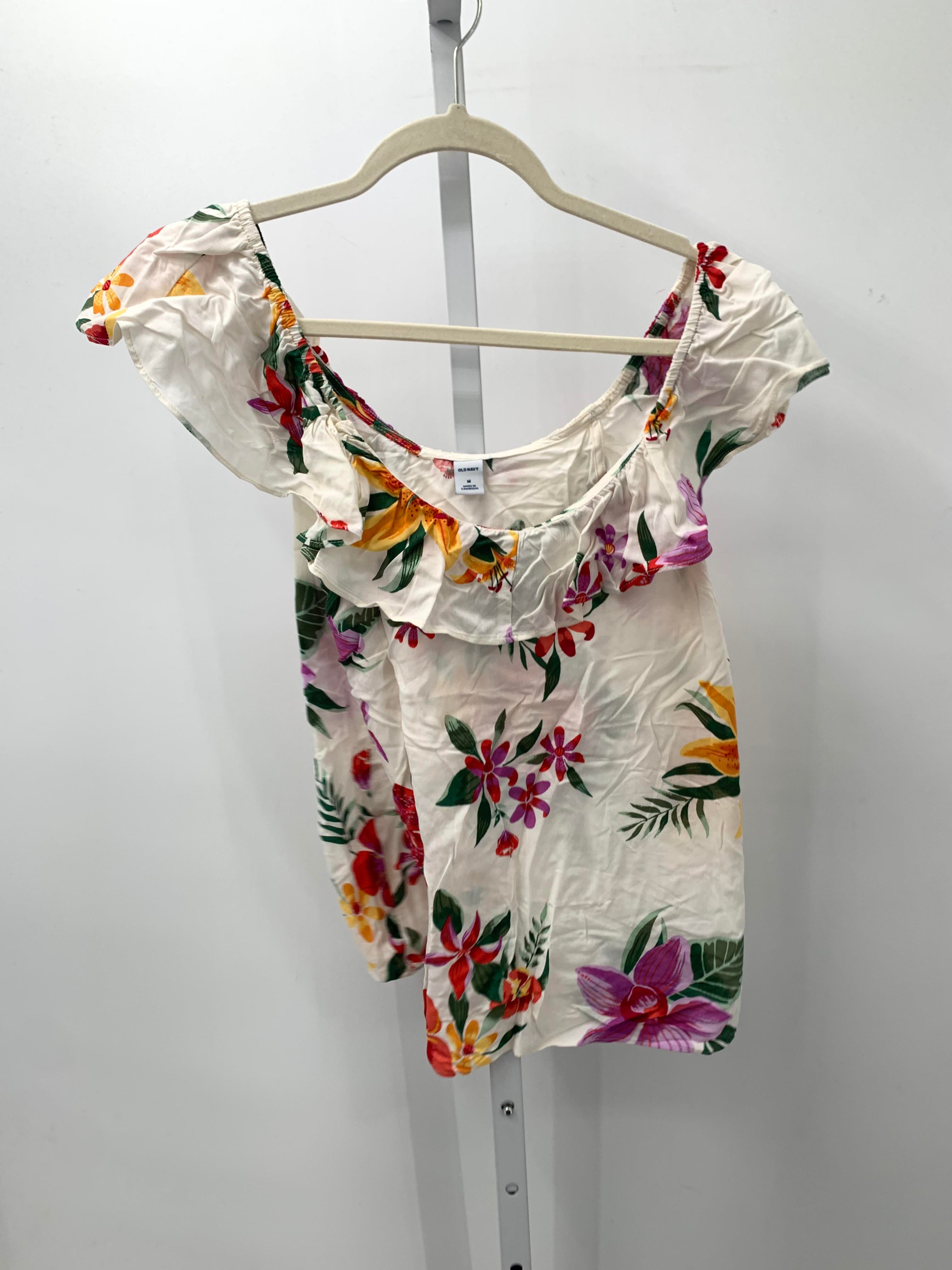 Old Navy Size Medium Misses Short Sleeve Shirt