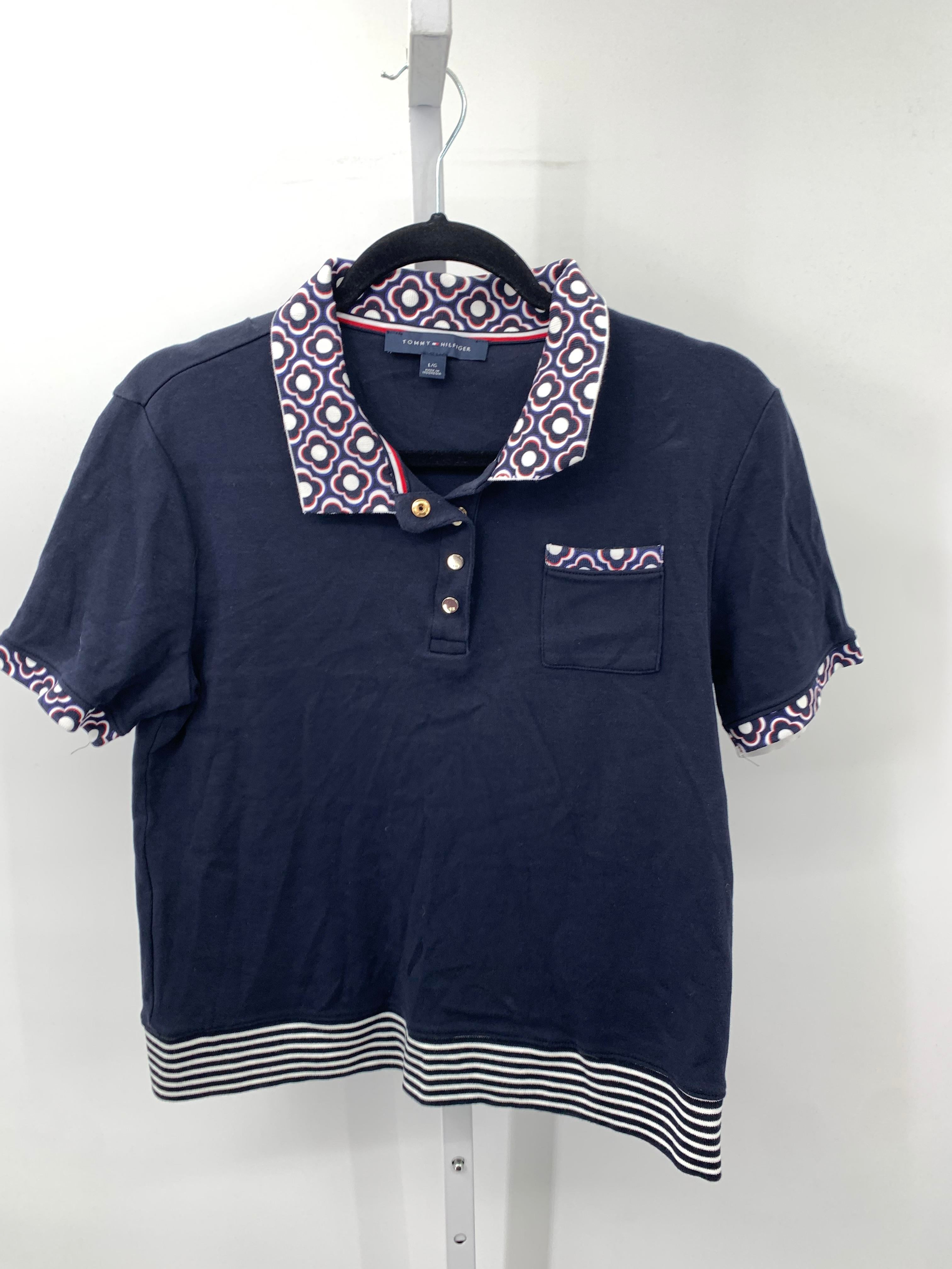 Tommy Hilfiger Size Large Misses Short Sleeve Shirt