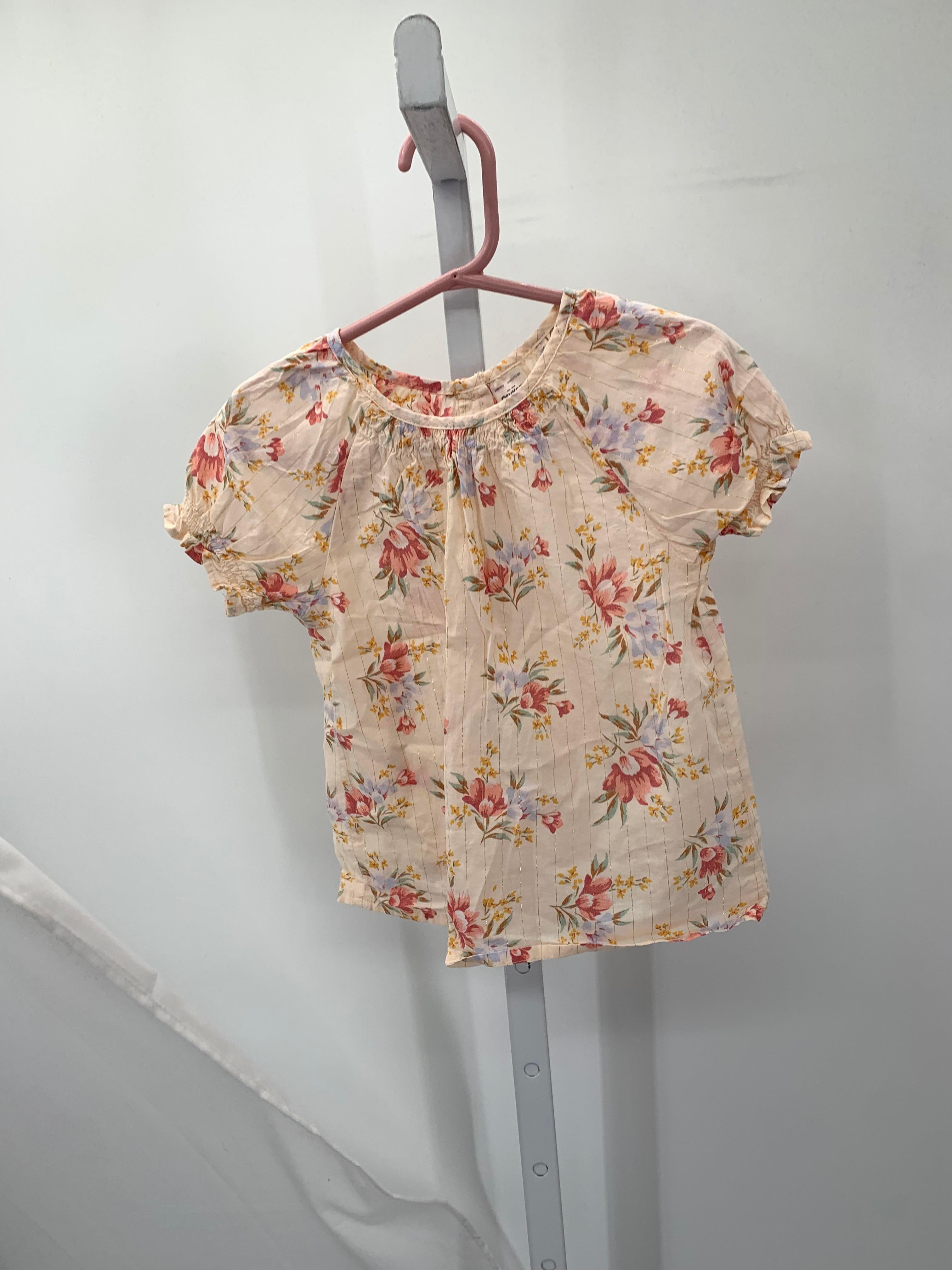 Osh Kosh Size 4T Girls Short Sleeve Shirt