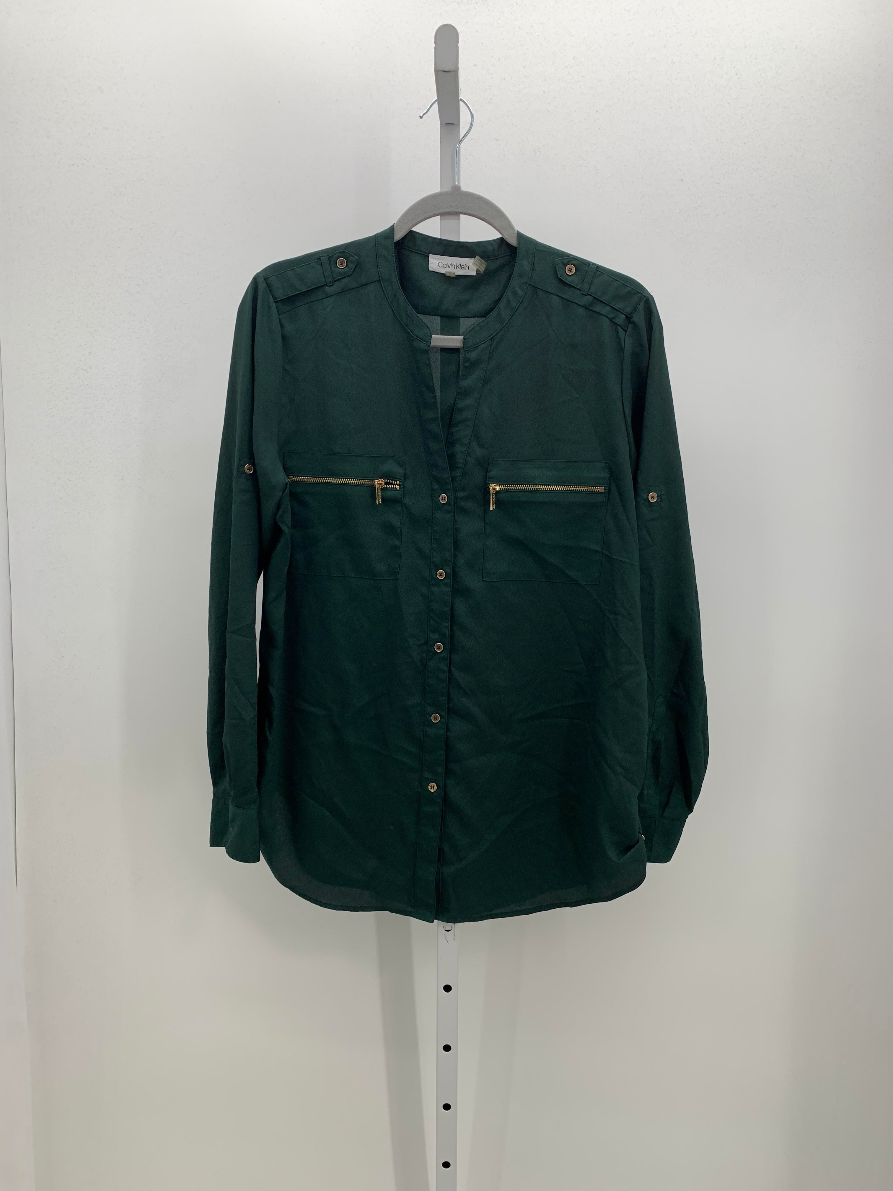 Calvin Klein Size Large Misses Long Sleeve Shirt