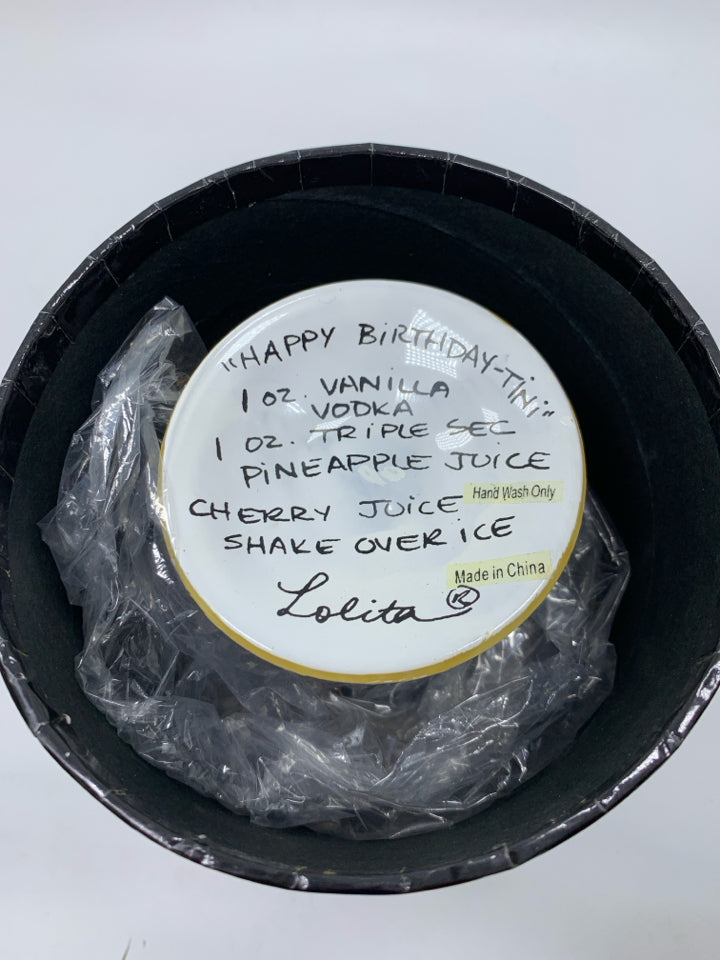 IN BOX HAPPY BIRTHDAY-TINI GLASS.