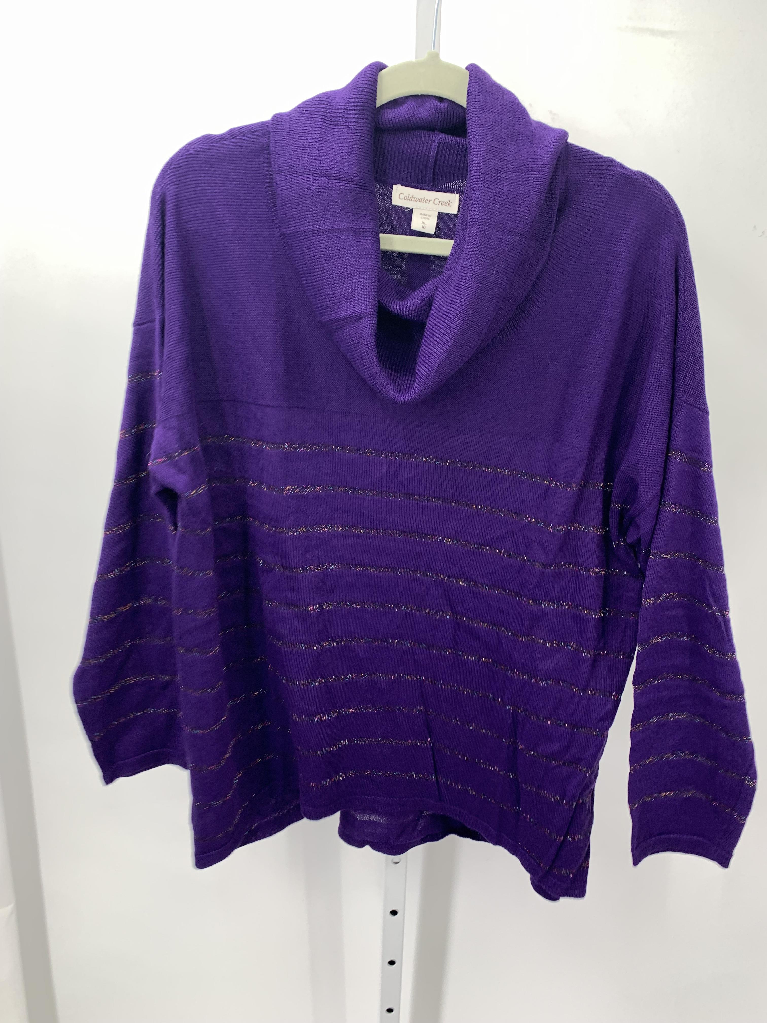 Coldwater Creek Size Extra Large Misses Long Slv Sweater