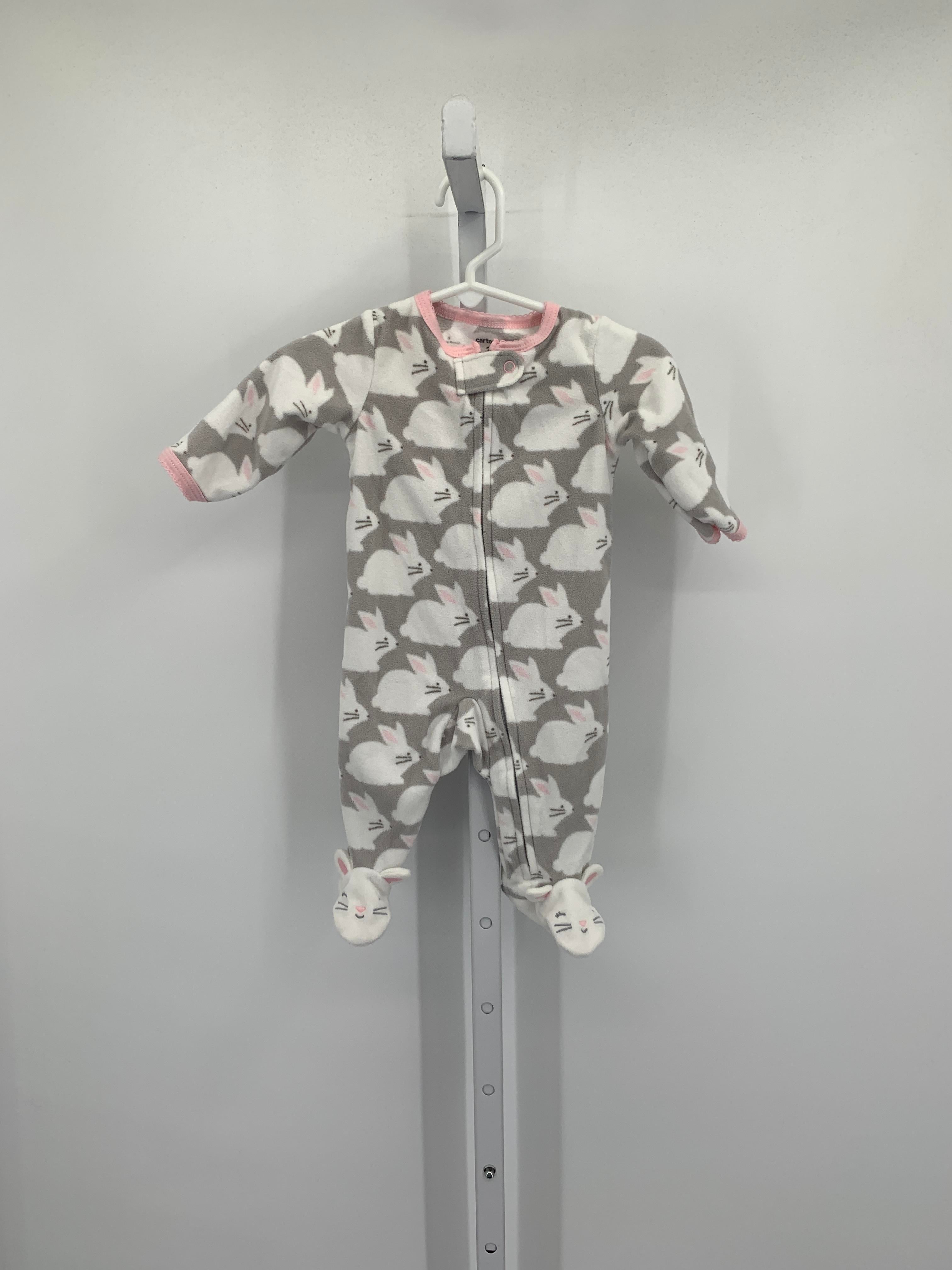 Carters Size 3 Months Girls Long Slv. Romper