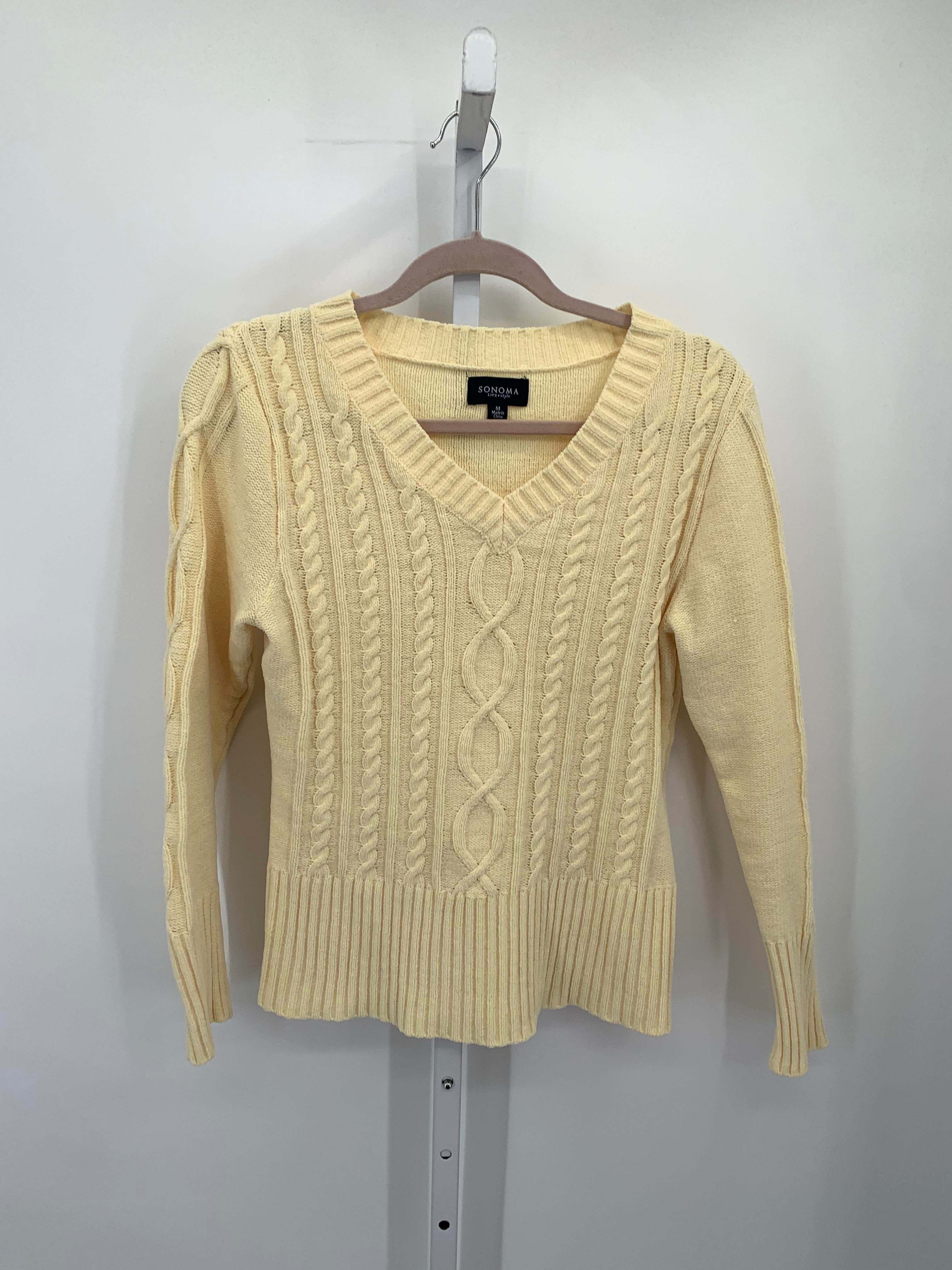 Sonoma Size Medium Misses Long Slv Sweater