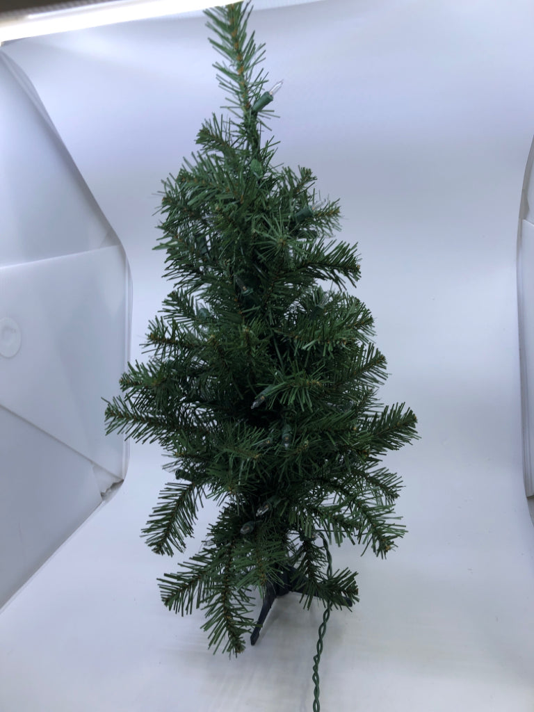 SMALL LIGHT UP CHRISTMAS TREE.