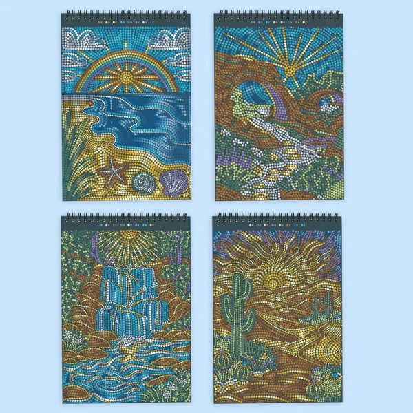 New FlowArt® - Dot-By-Letter, Majestic Earth - Metallic Ink