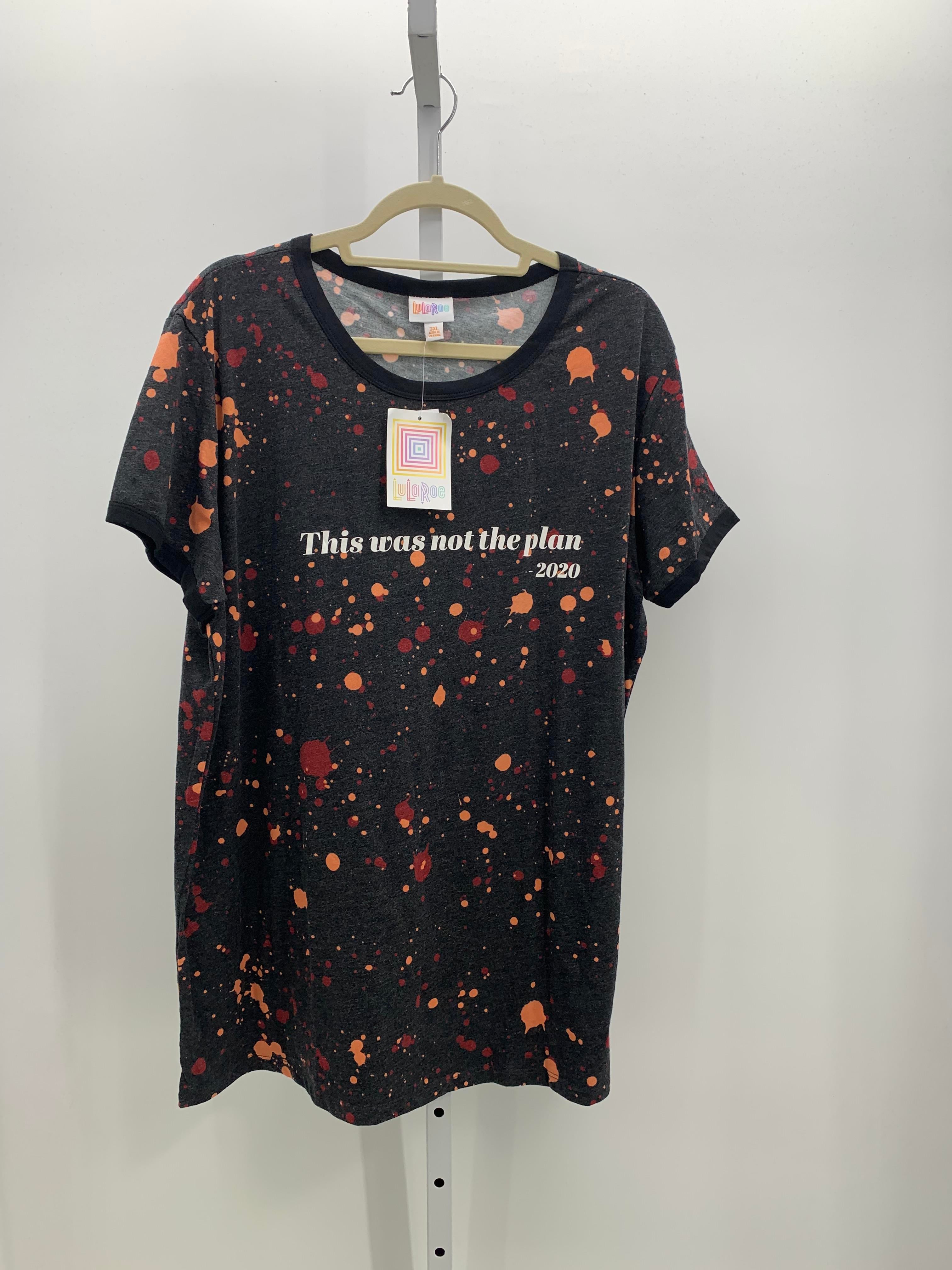 Lularoe Size 3X Womens Short Sleeve Shirt