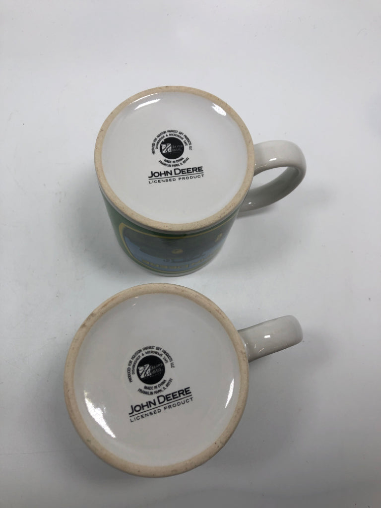 2 JOHN DEERE MUGS