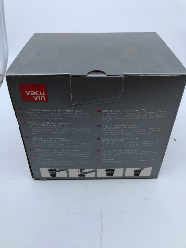 NIB VACUUM COFFEE SAVER CONTAINER