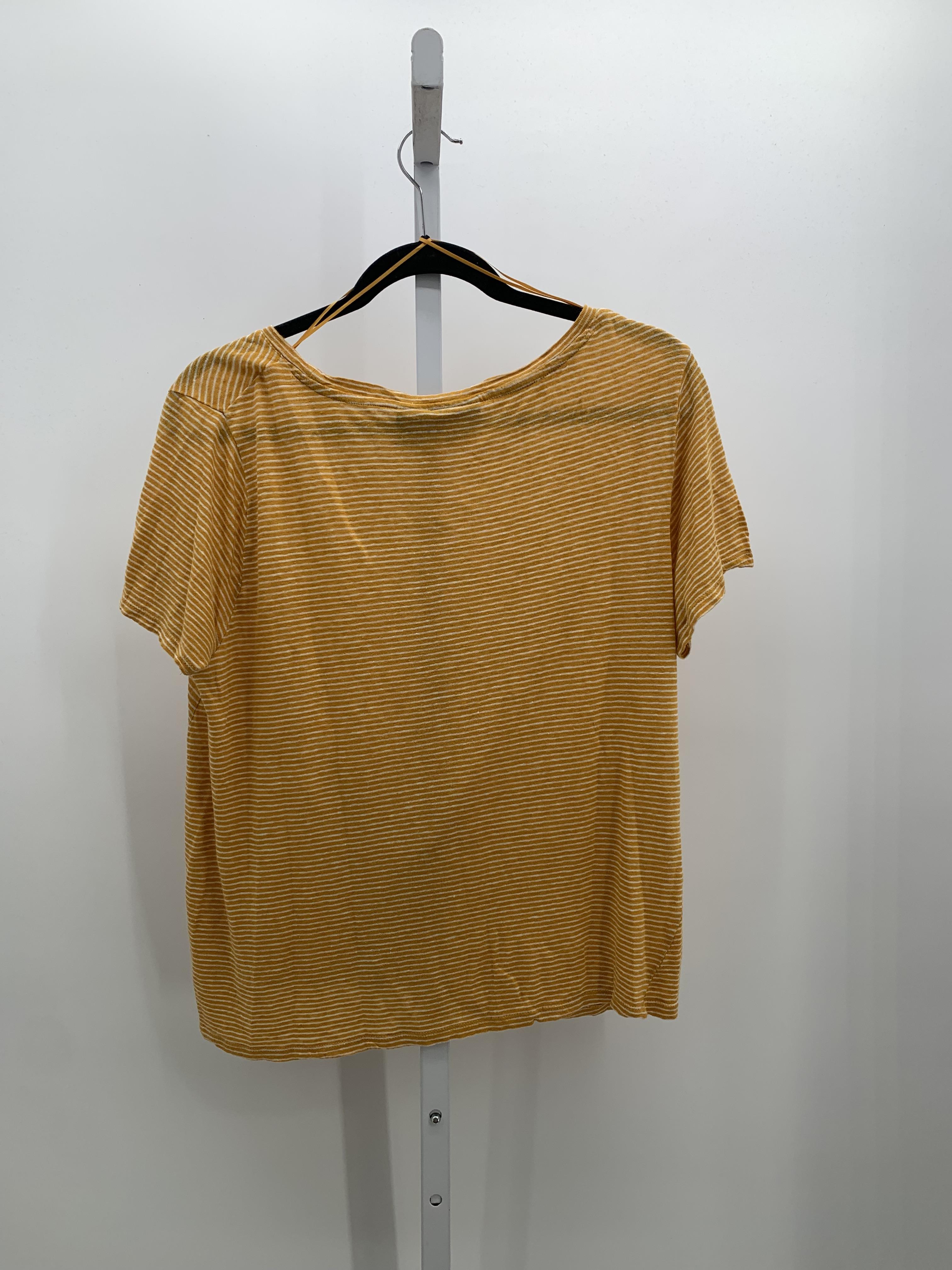 Tahari Size Large Misses Short Sleeve Shirt