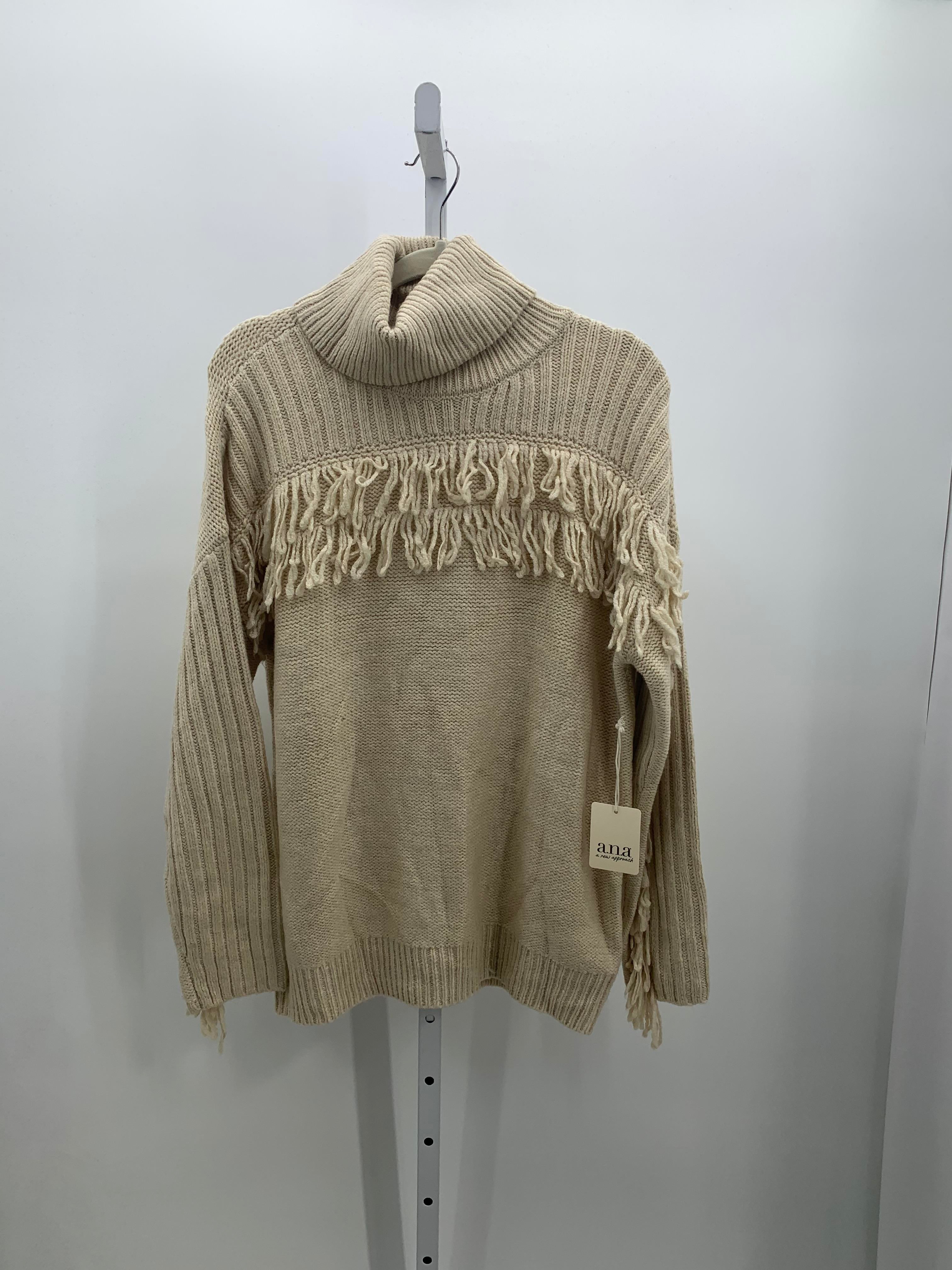 A.N.A. Size Medium Misses Long Slv Sweater