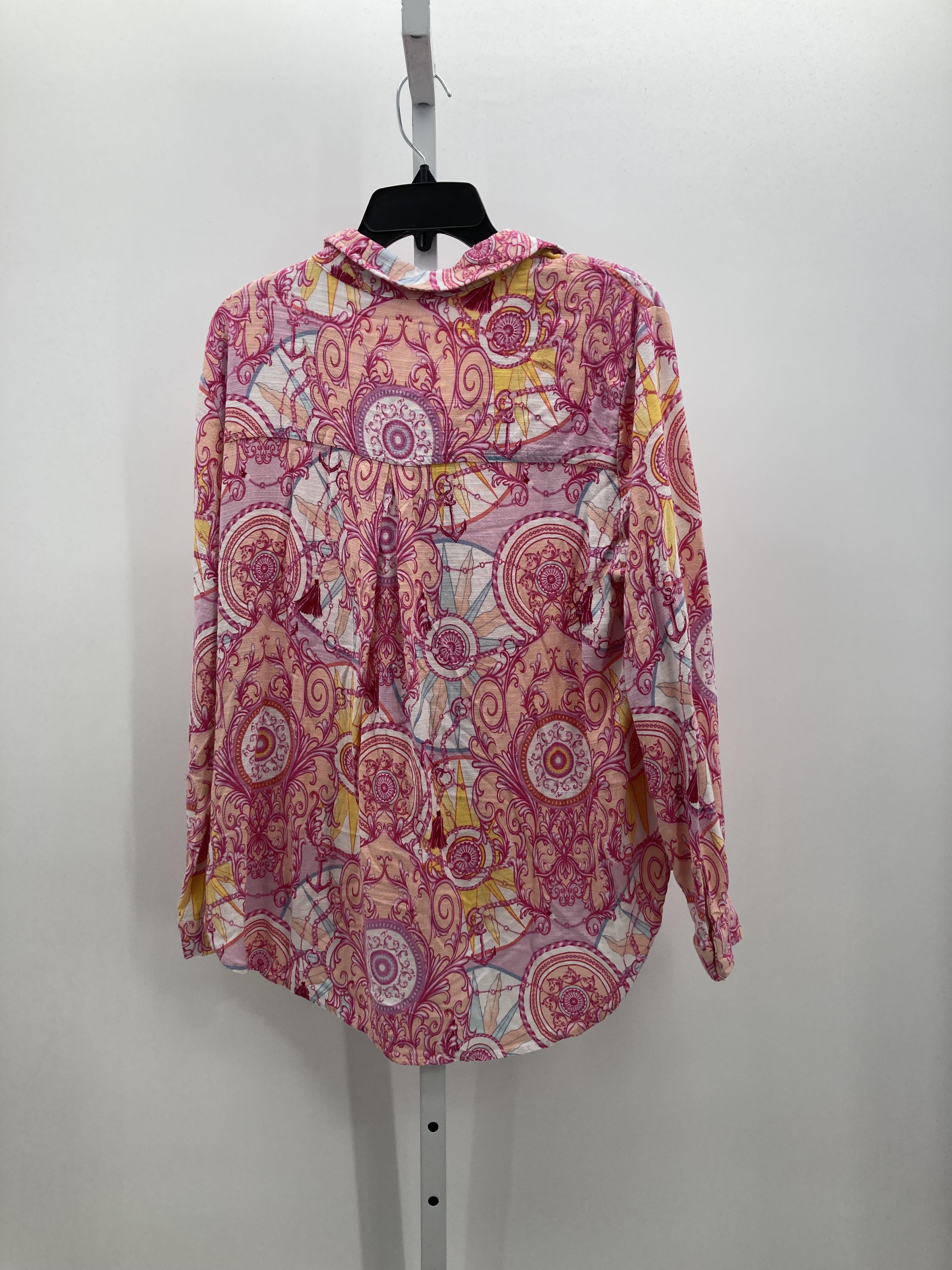 Jane + Delancey Size Large Misses Long Sleeve Shirt