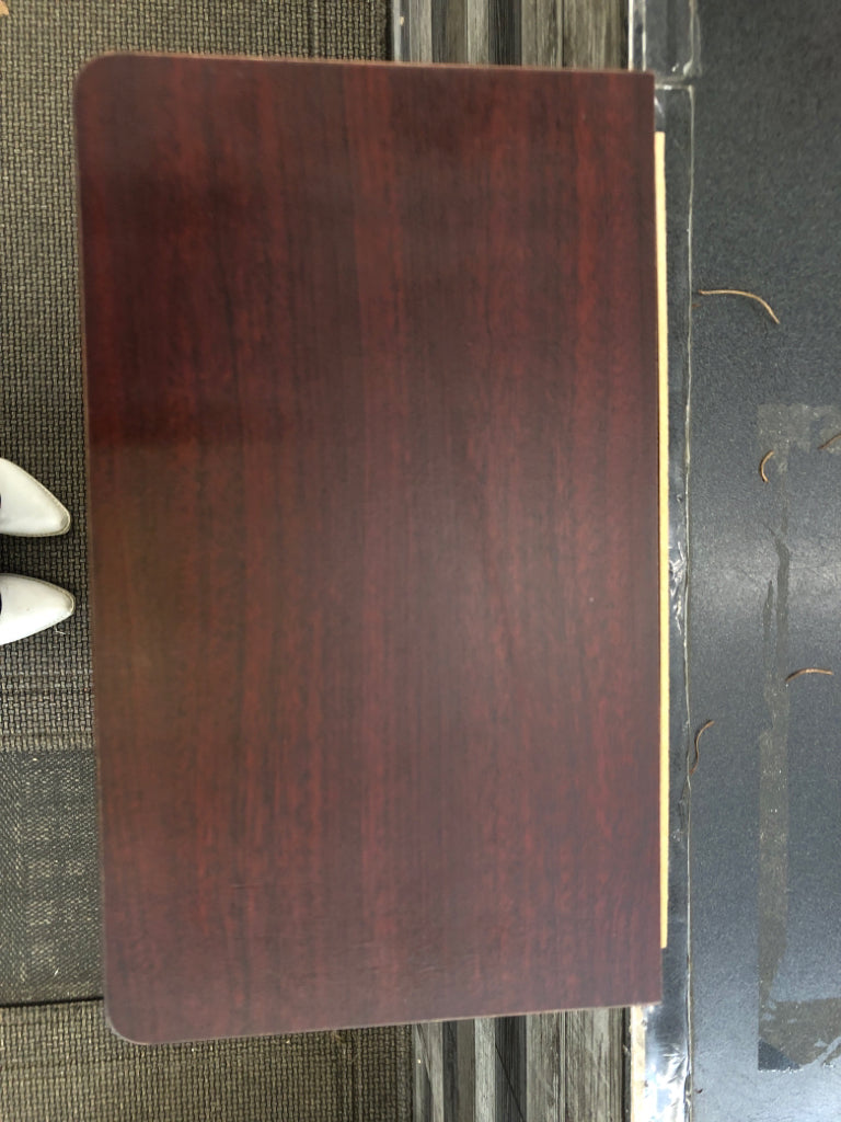 DARK WOOD CD STORAGE .