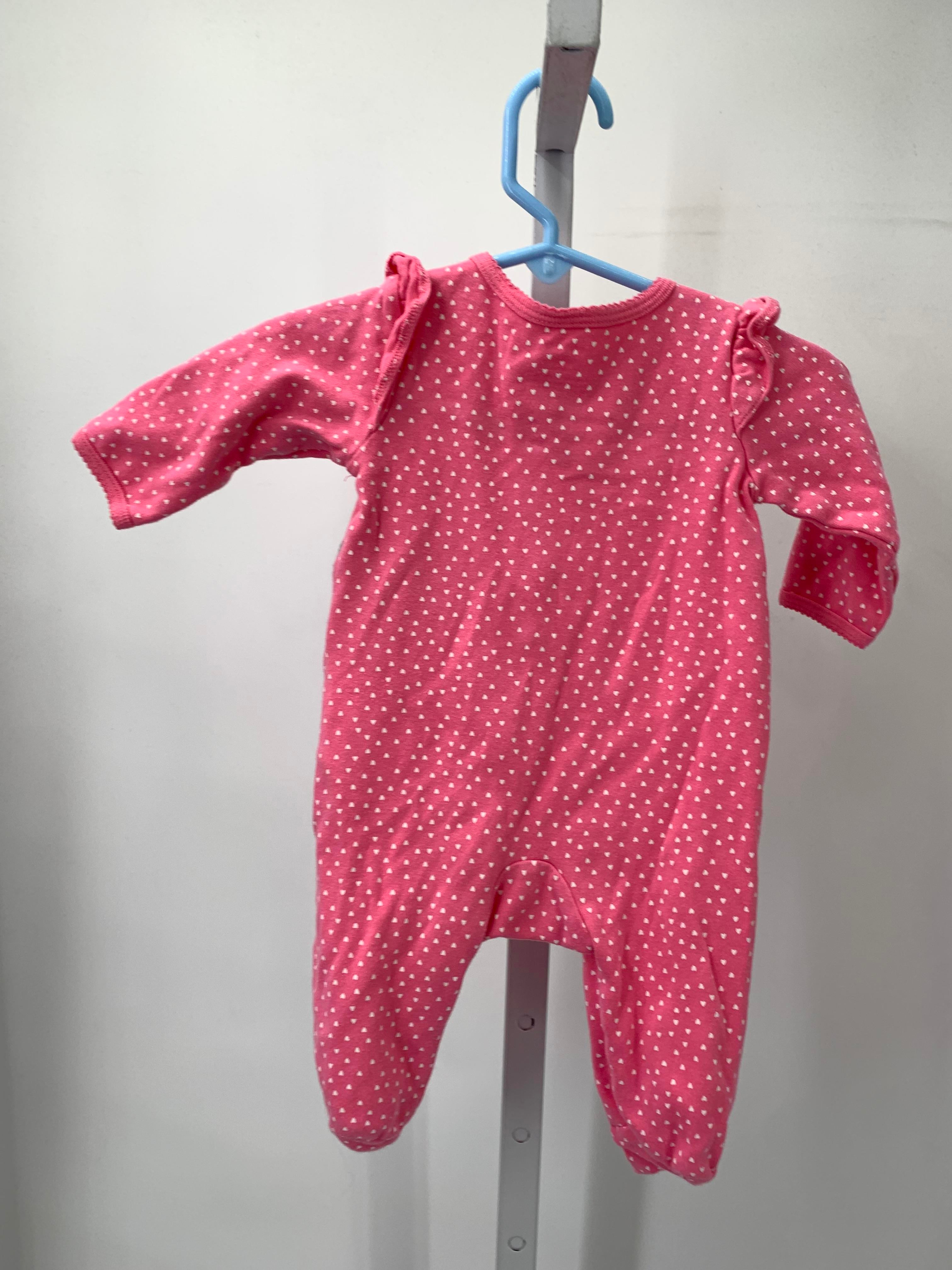 Carters Size 3 Months Girls Long Slv. Romper