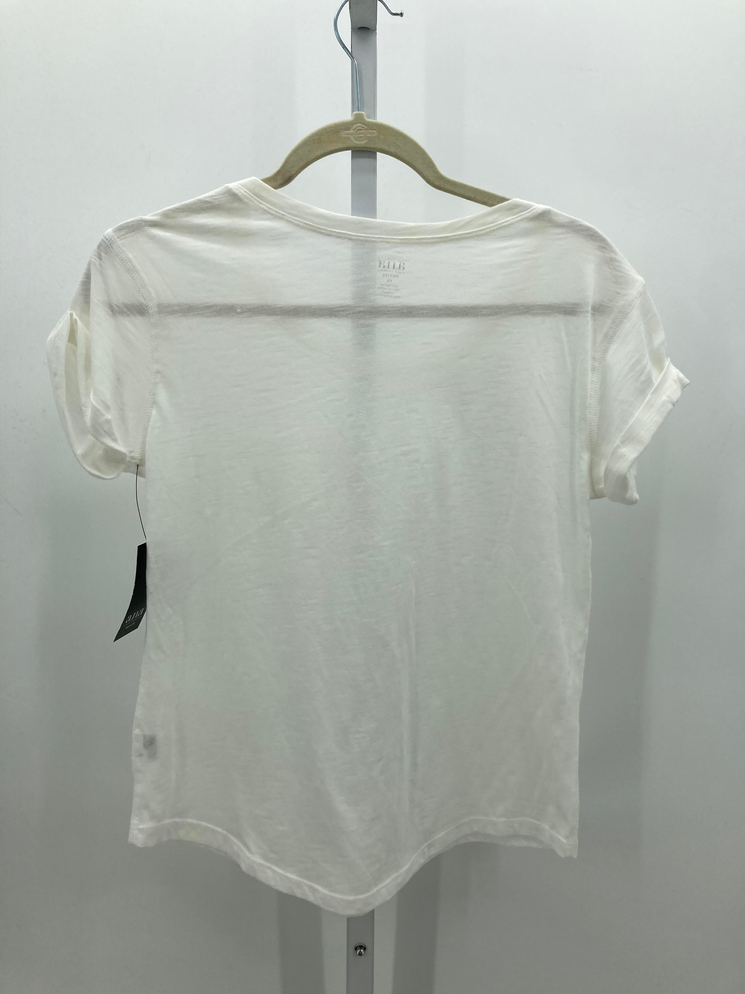 A.N.A. Size Small Petite Petite Short Sleeve Shirt