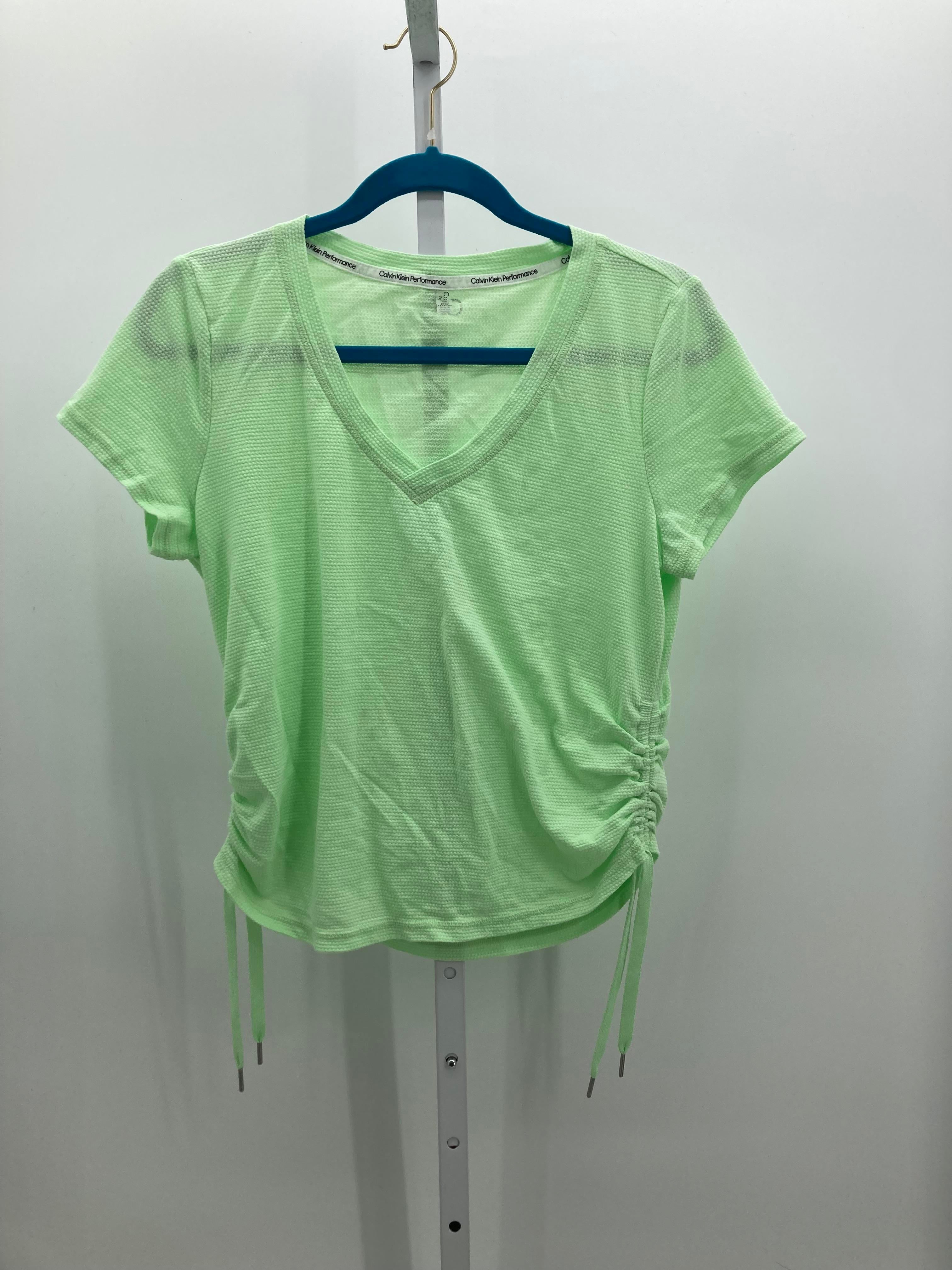 Calvin Klein Size Large Misses Short Sleeve Shirt