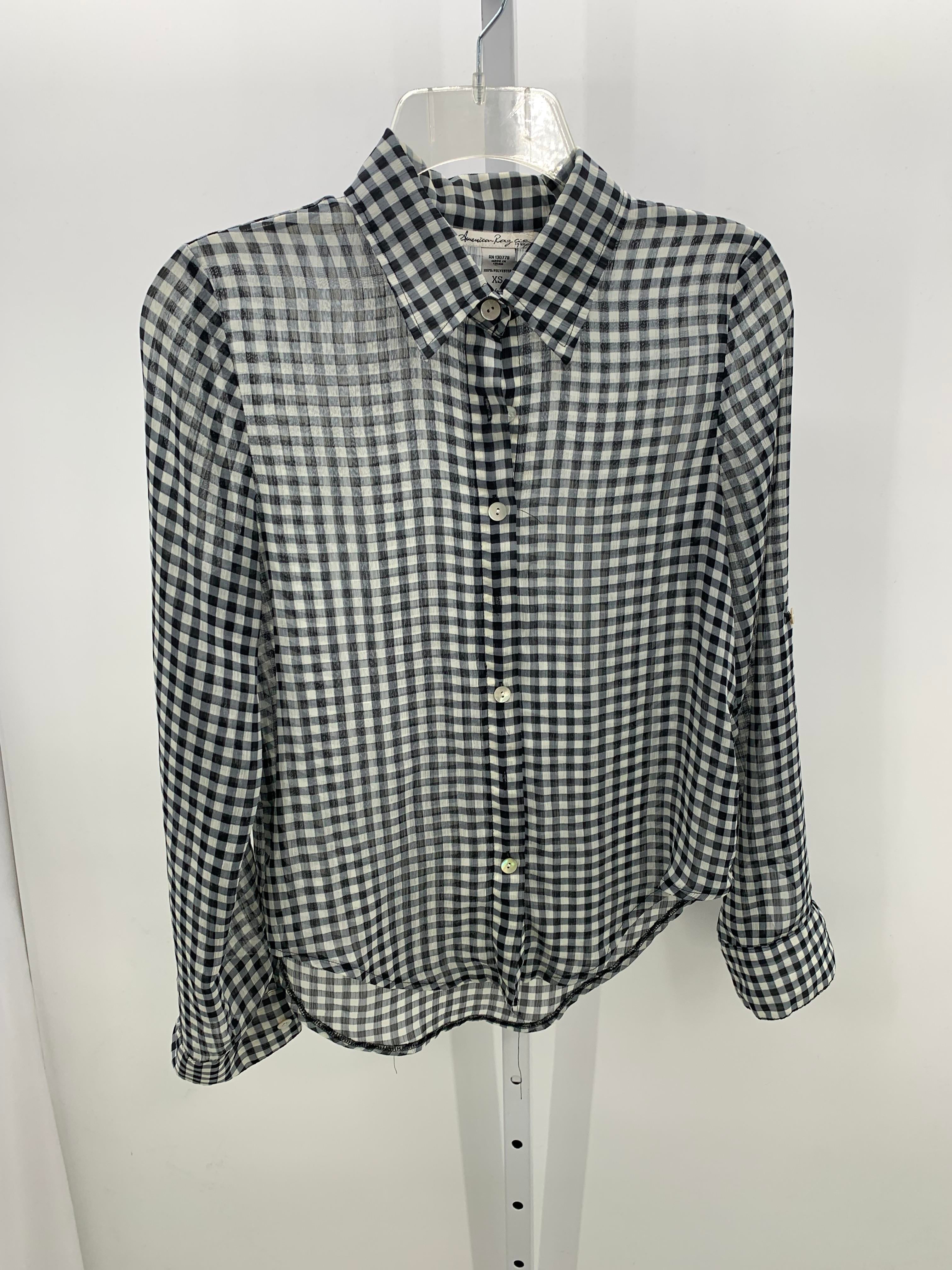 American Rag-cie Size X Small Juniors Long Sleeve Shirt
