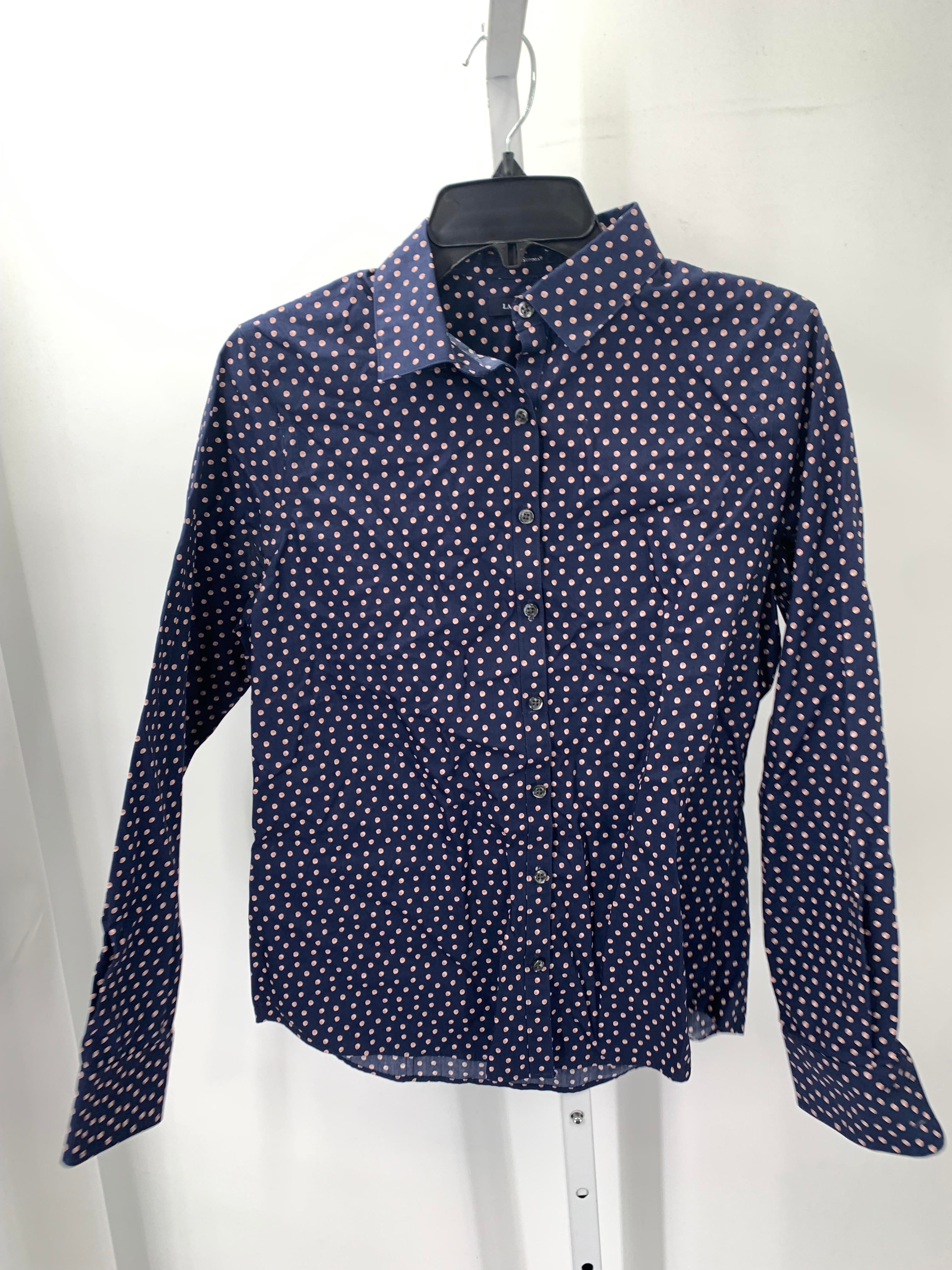 Lands End Size 6 Misses Long Sleeve Shirt