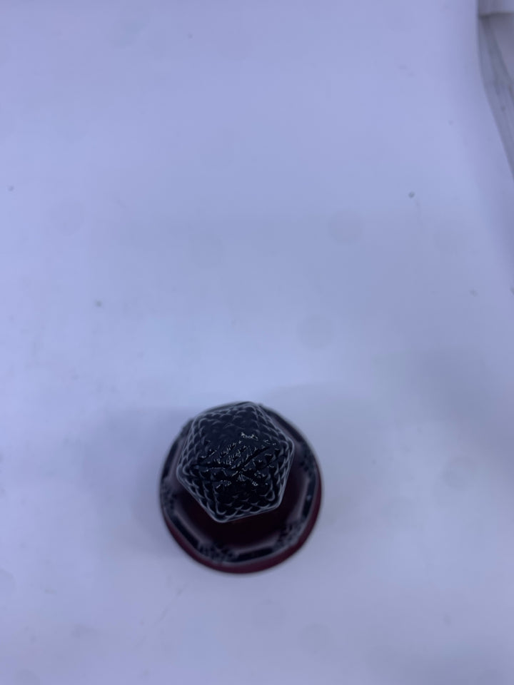 VTG CRANBERRY GLASS BELL.