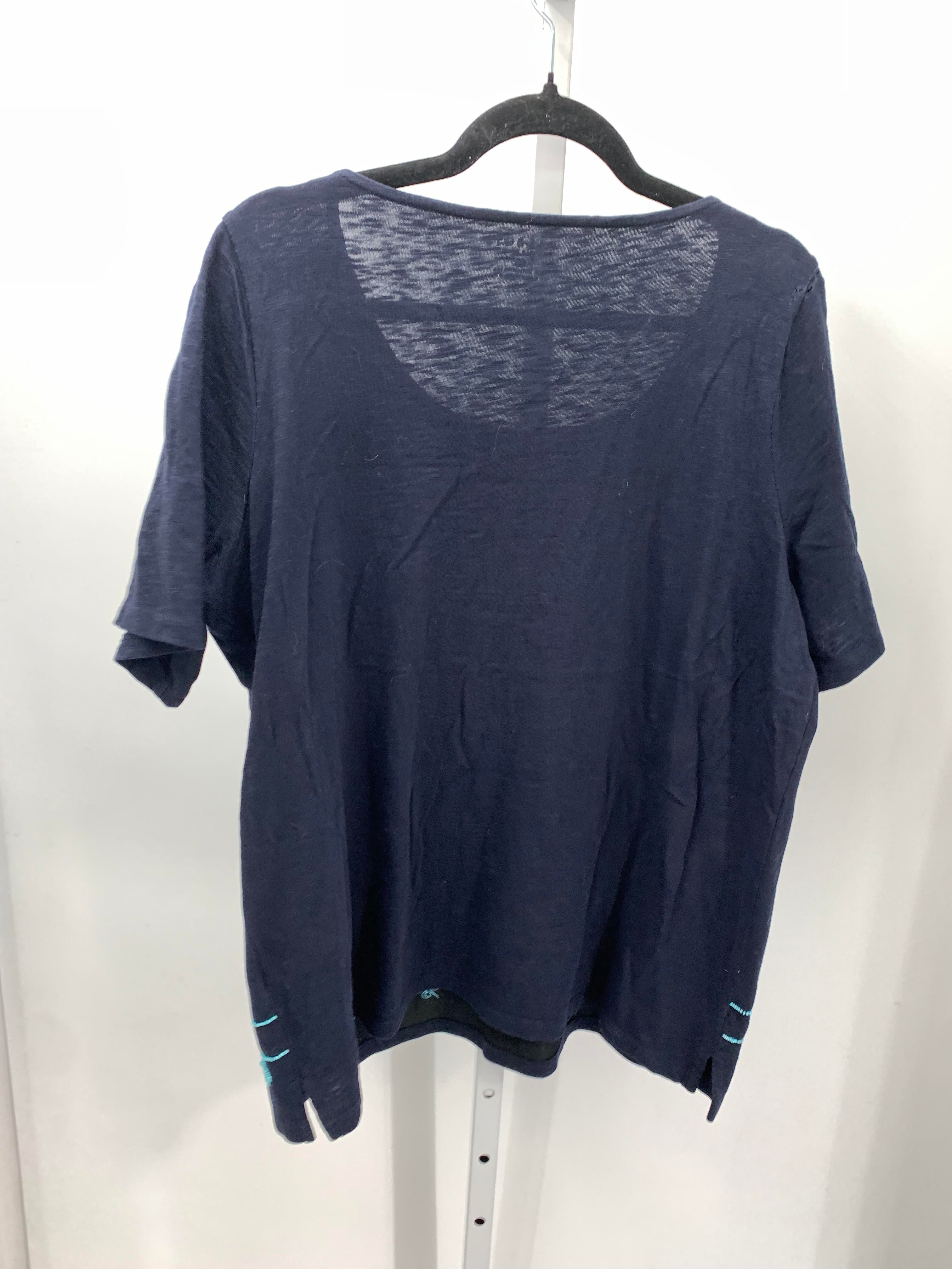 Talbots Size 1XP Womens Short Sleeve Shirt