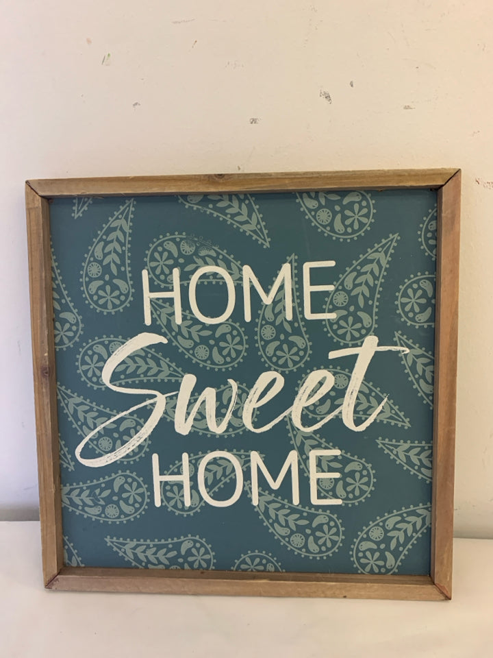 "HOME SWEET HOME" WALL HANGING.